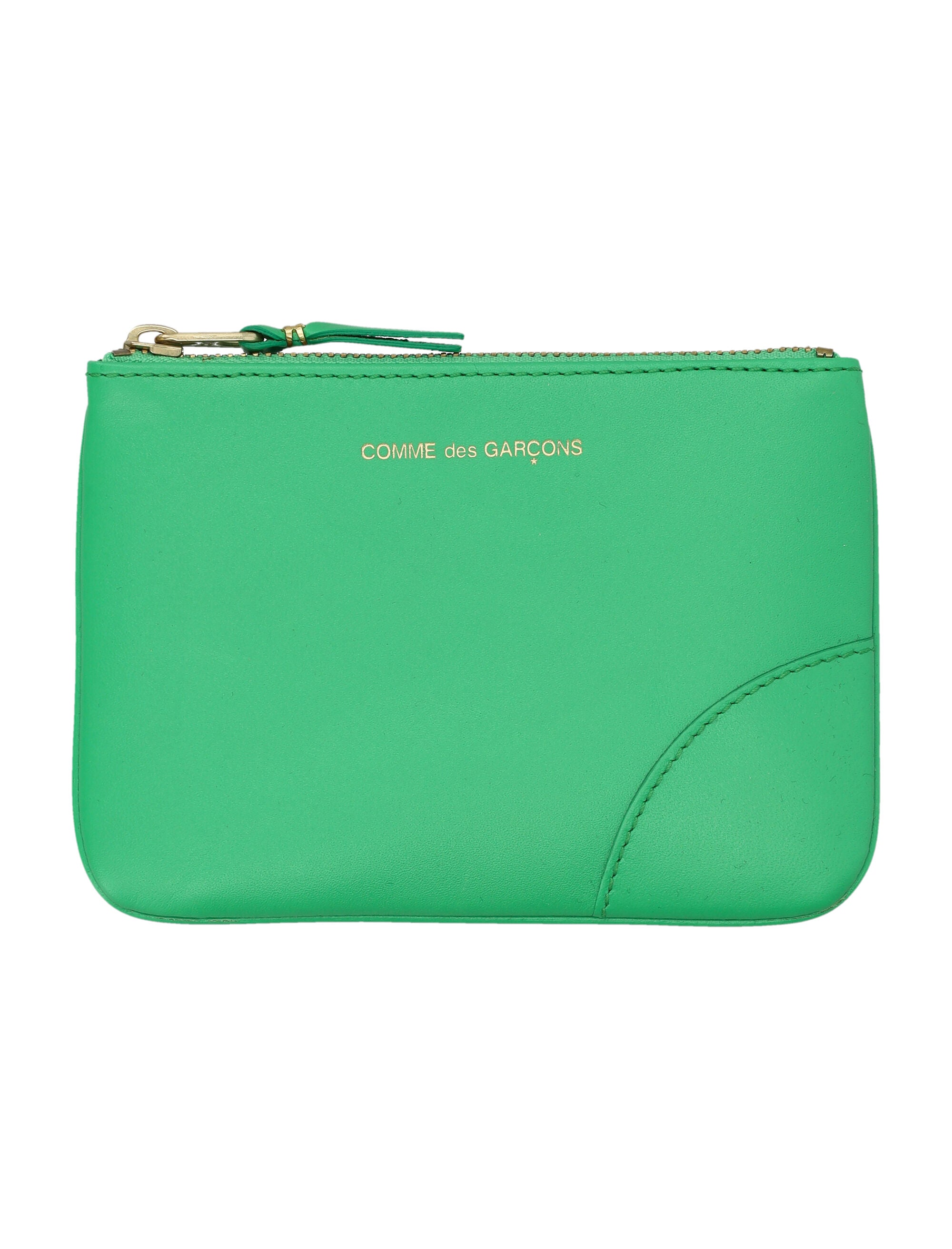 COMME DES GARÇONS WALLET Mini Leather Zip Pouch Handbag - Banlieue91 -