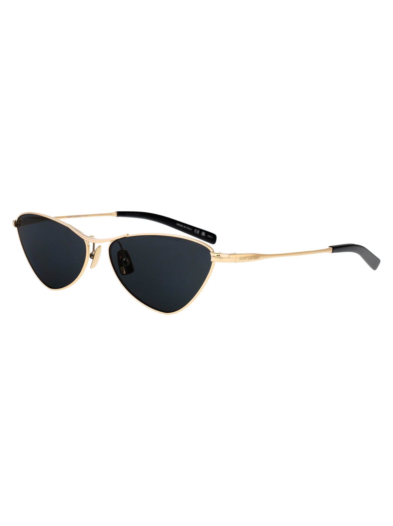 SAINT LAURENT Sleek Metal Frame Sunglasses for Women - Banlieue91 -