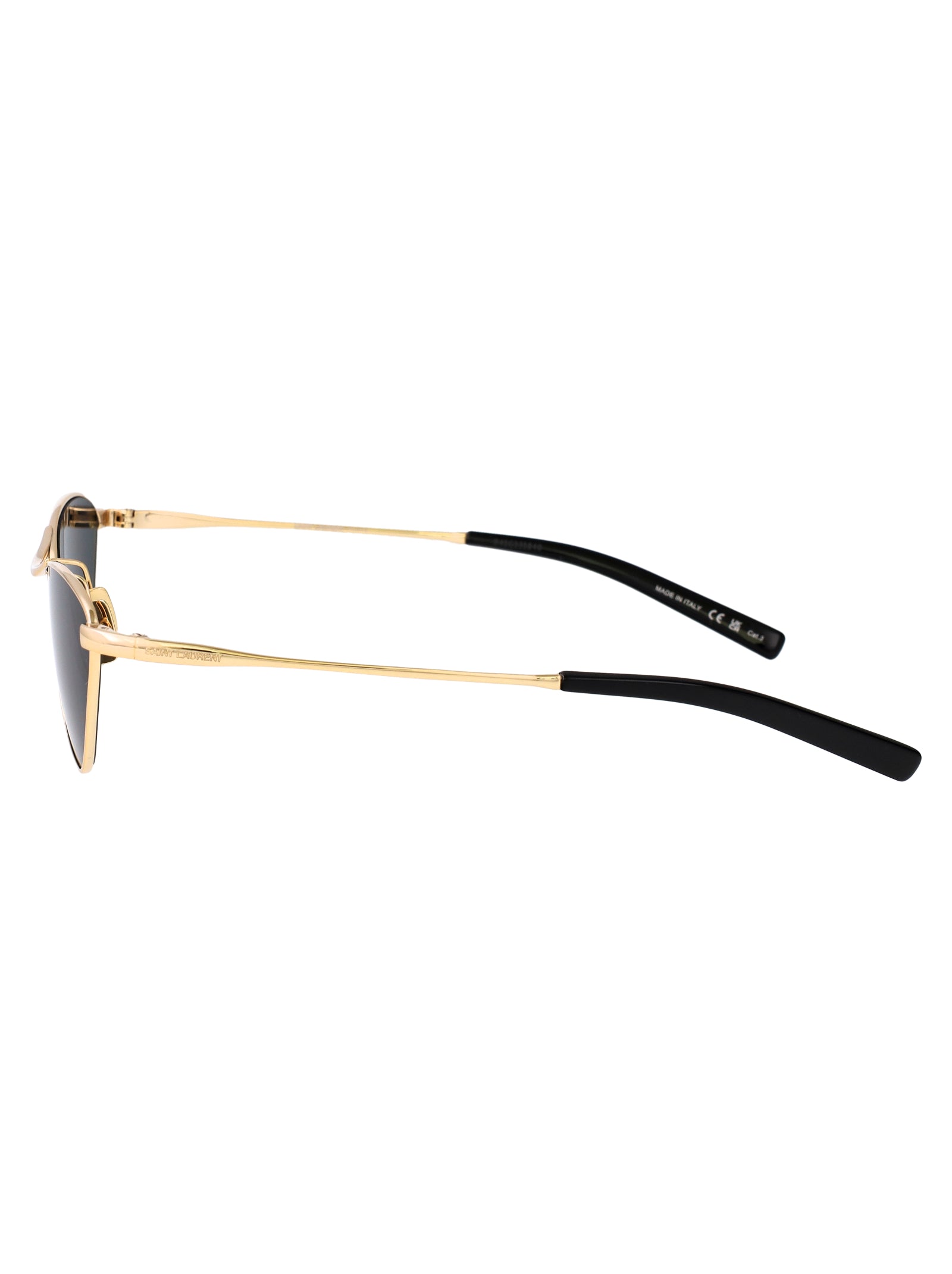 SAINT LAURENT Sleek Metal Frame Sunglasses for Women - Banlieue91 -