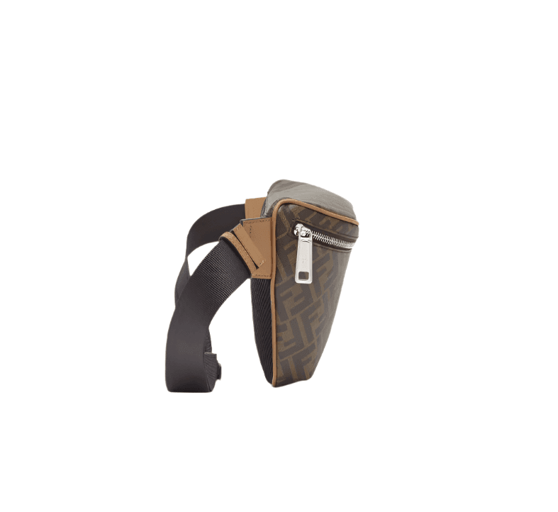 Fendi logo-print leather belt bag - Banlieue91