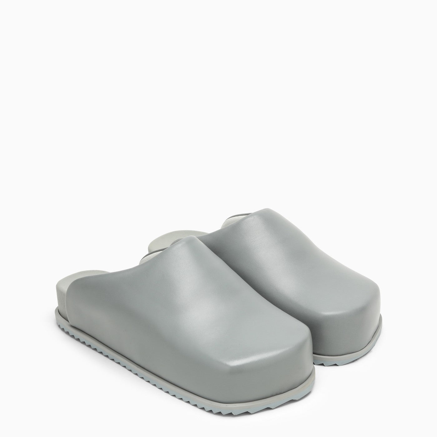 Yume Yume Grey Leatherette Truck Mules - Banlieue91 -