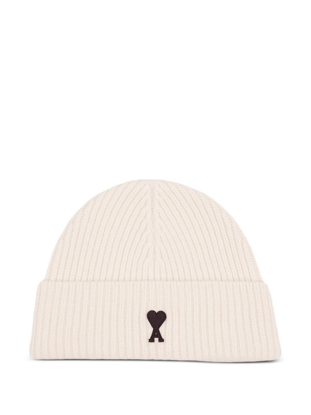 AMI PARIS Wool Beanie for Men - FW25 Collection - Banlieue91 -