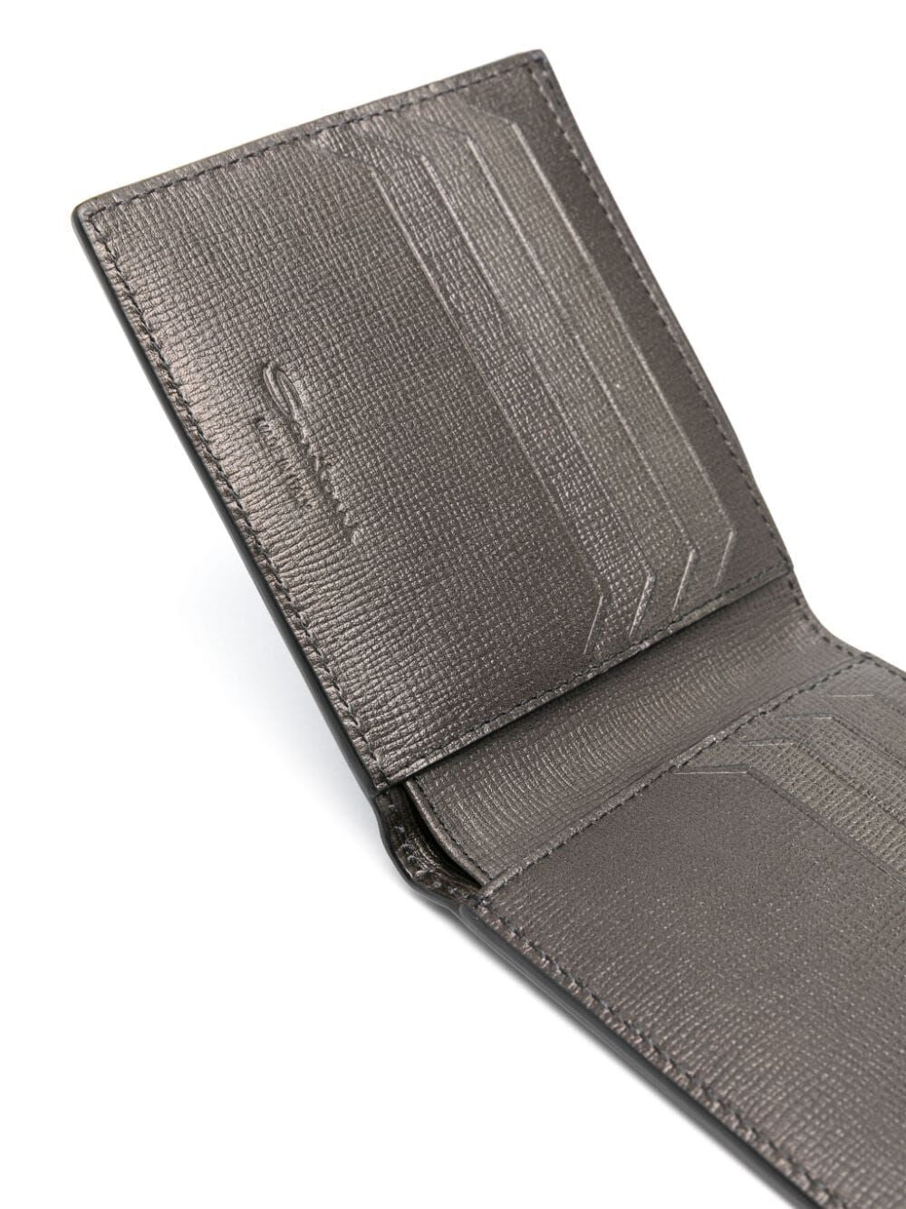 SANTONI Mini Leather Wallet for Men - Banlieue91 -