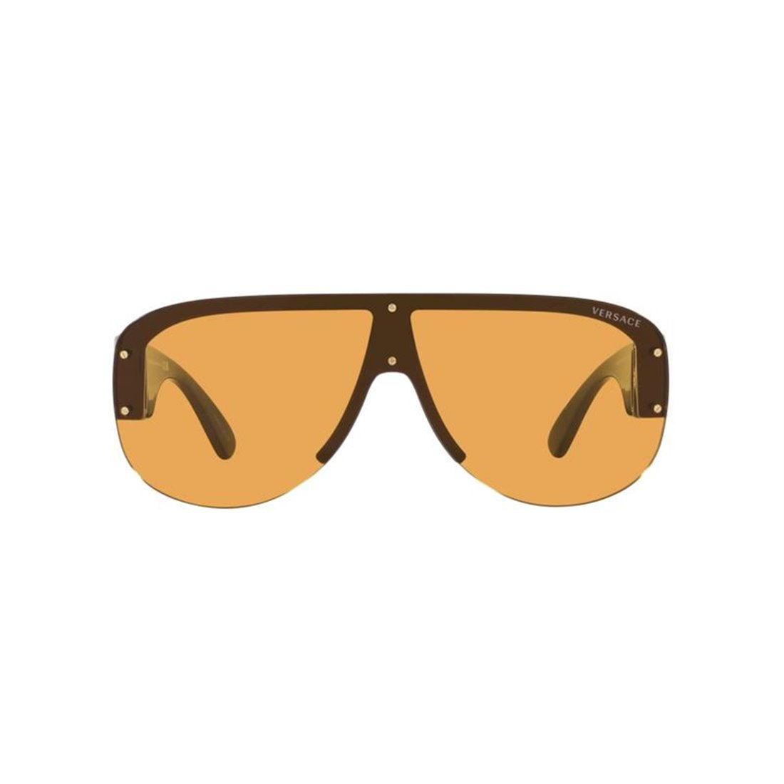 VERSACE Stylish Men's Sunglasses with Bold Orange Lenses - Banlieue91 -