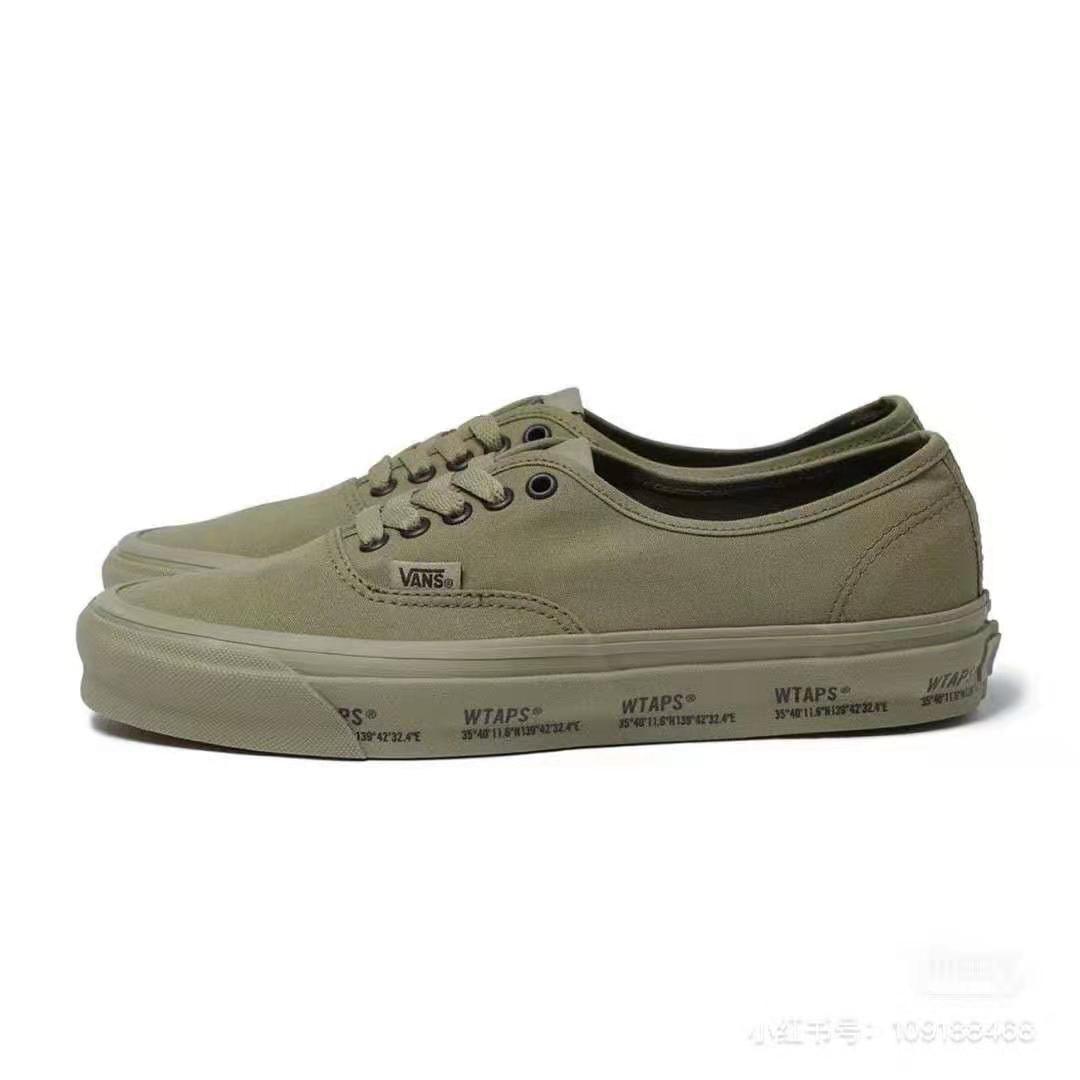 Vans Vault OG Authentic OG LX WTAPS Olive Drab - Banlieue91