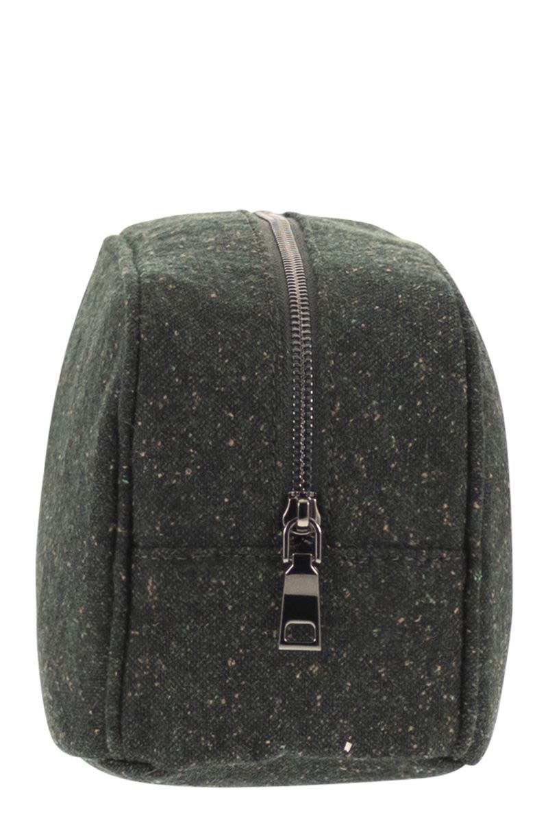 MC2 SAINT BARTH Mini Beauty Case - Tailored Donegal Wool Blend - Banlieue91 -