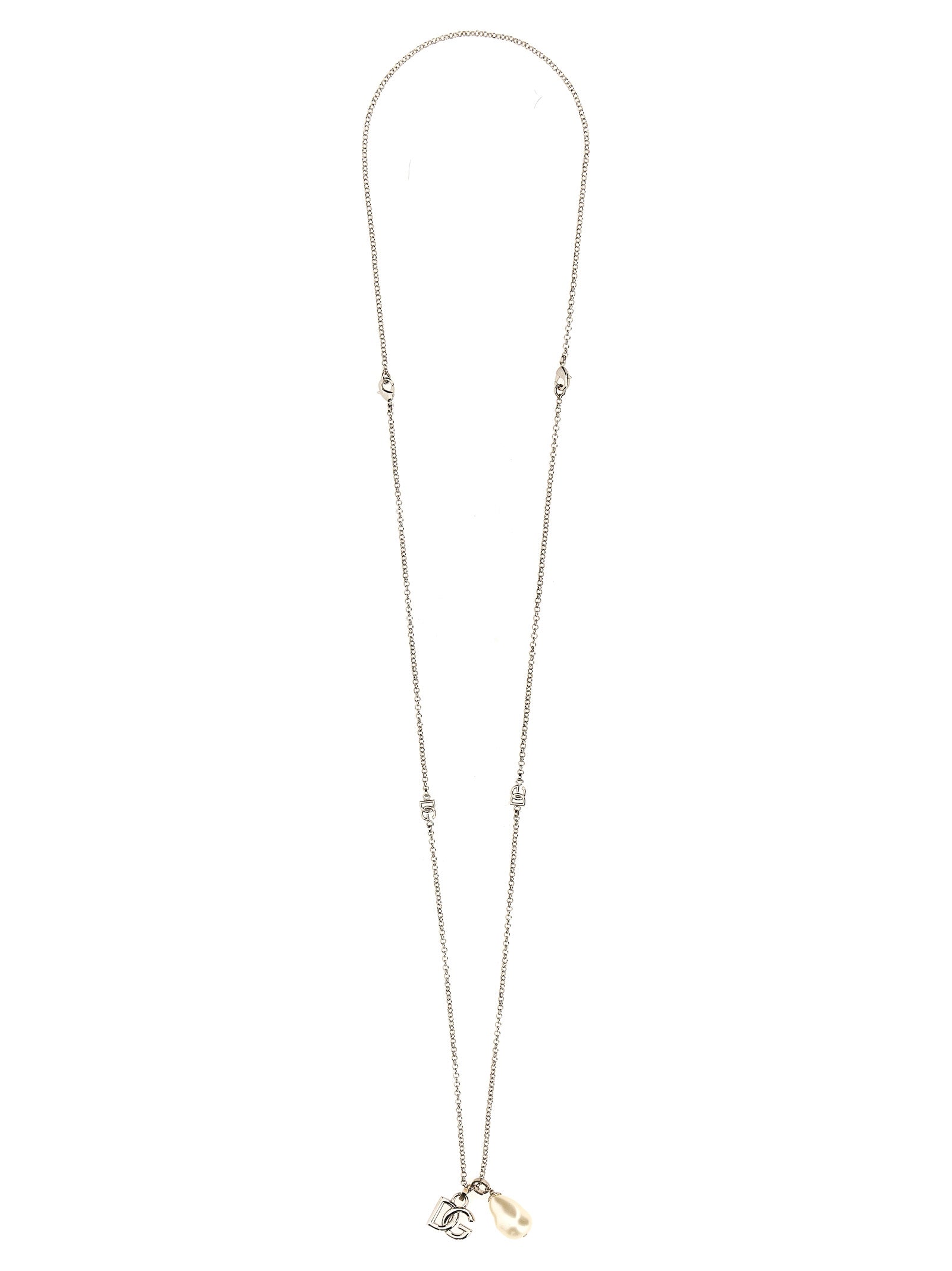 Dolce & Gabbana Logo Drop Necklace - Banlieue91 -