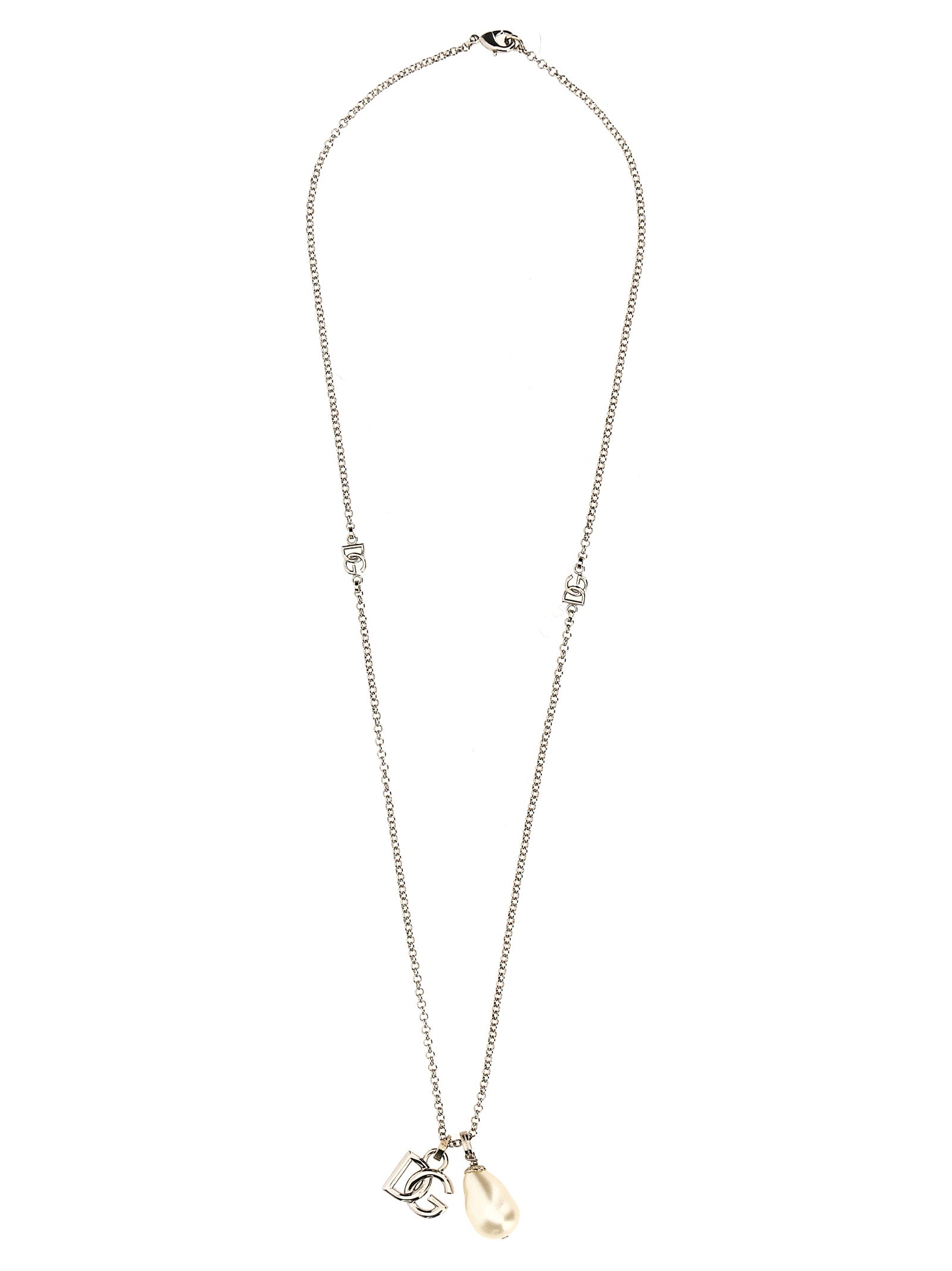Dolce & Gabbana Logo Drop Necklace - Banlieue91 -