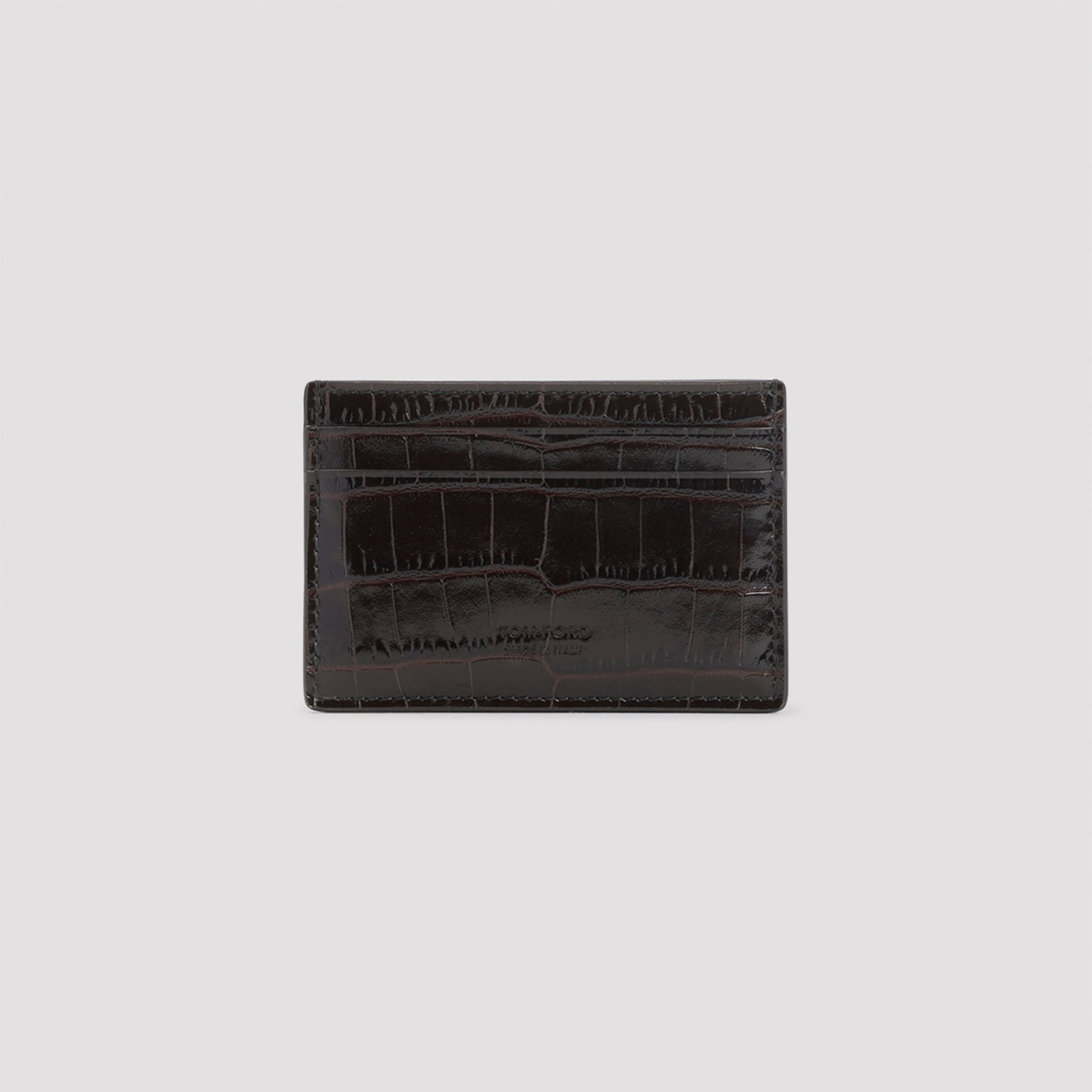 TOM FORD Mini Leather Credit Card Case - 100% Leather - FW25 - Banlieue91 -