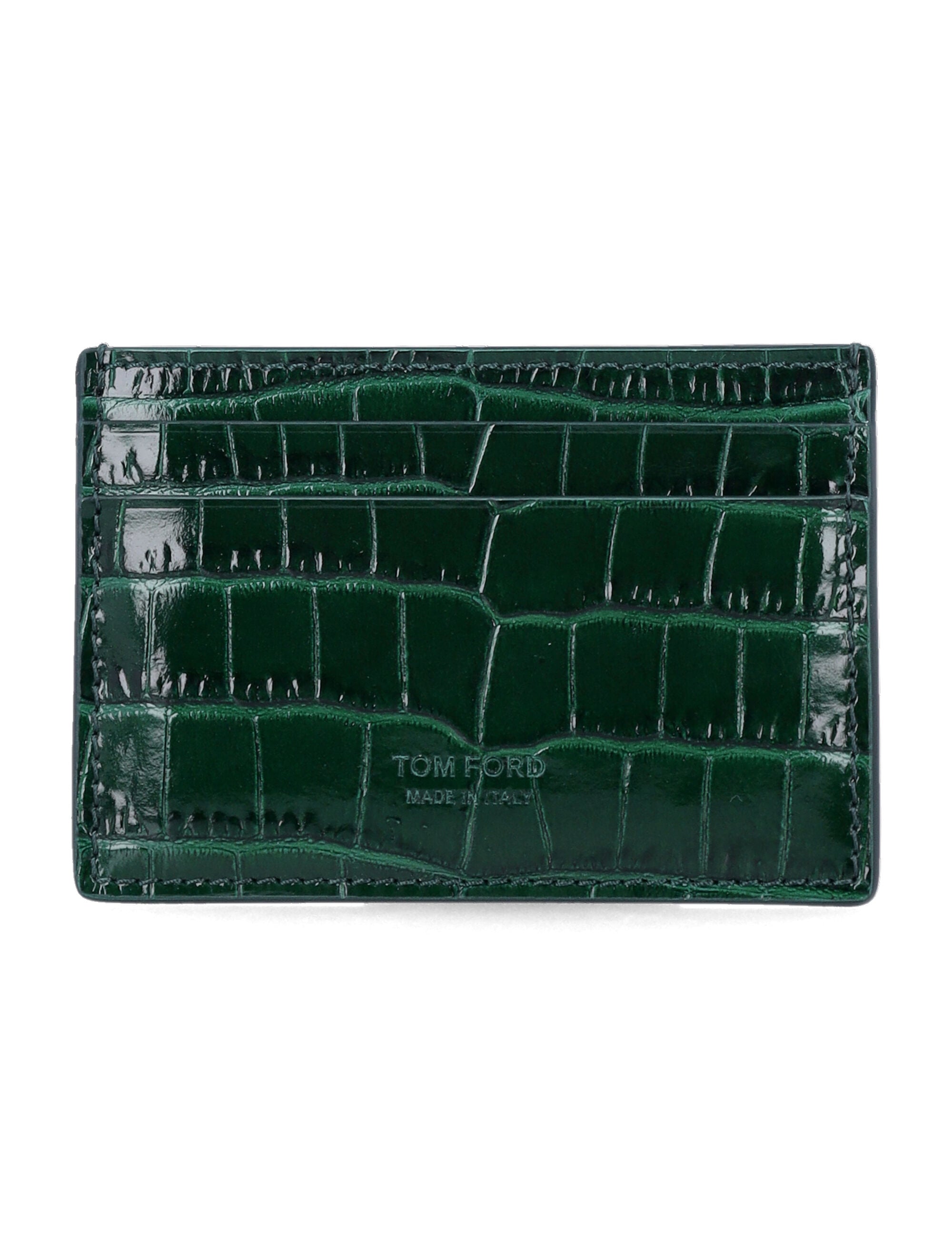 TOM FORD Mini Croco Leather Cardholder - Banlieue91 -