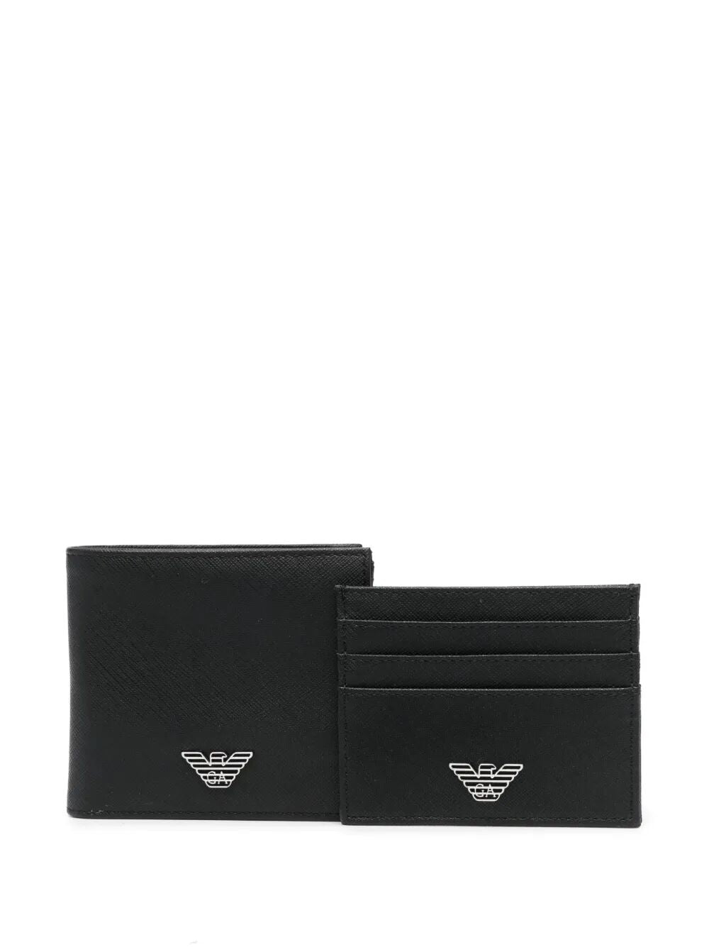 EMPORIO ARMANI Mini Leather Credit Card Holder - Banlieue91 -
