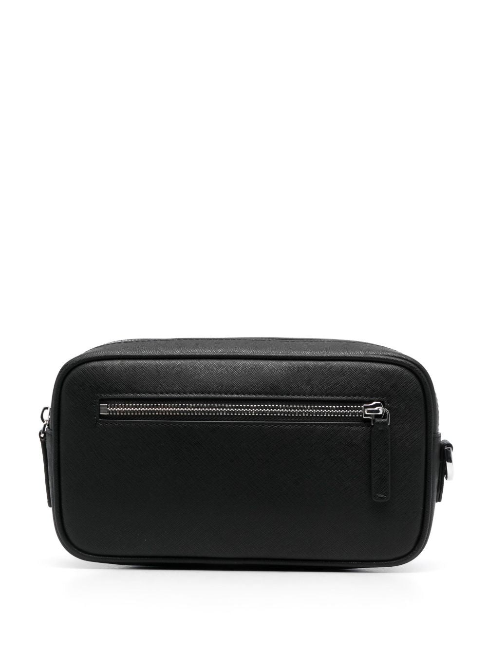 EMPORIO ARMANI Mini Textured Handbag with Silver Logo - Banlieue91 -