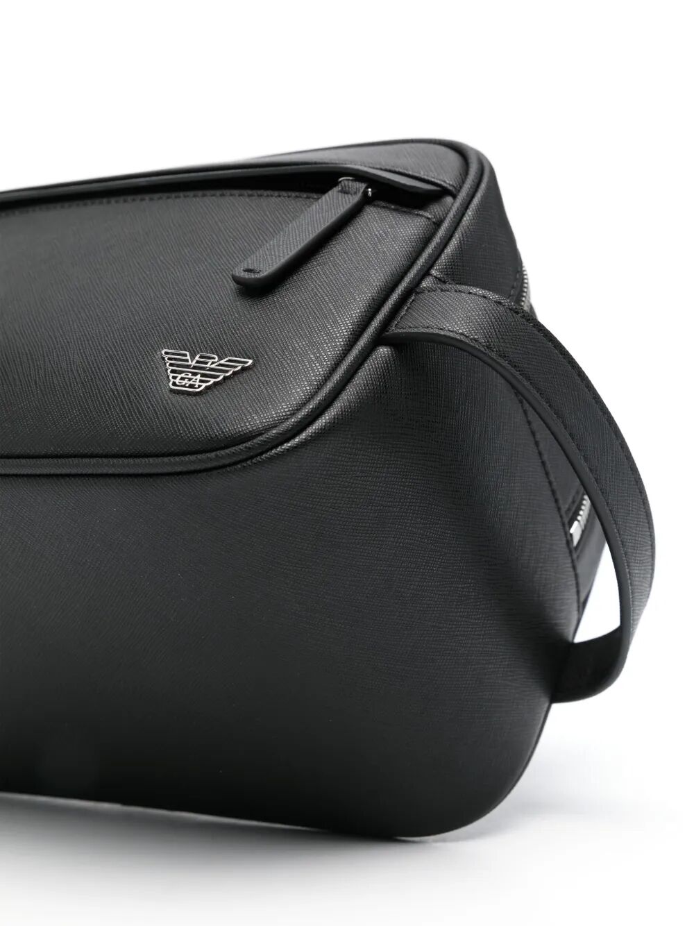EMPORIO ARMANI Mini Textured Handbag with Zip Compartments - Banlieue91 -