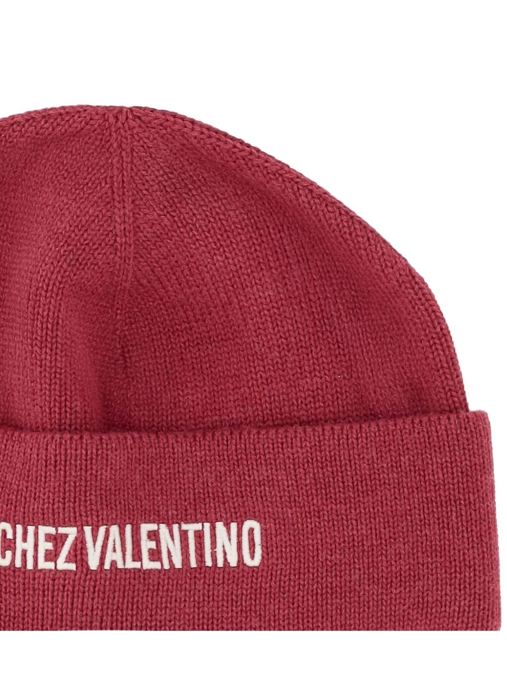 VALENTINO GARAVANI Ribbed Knit Cotton and Wool Beanie with Folded Cuff - Men's - Banlieue91 -