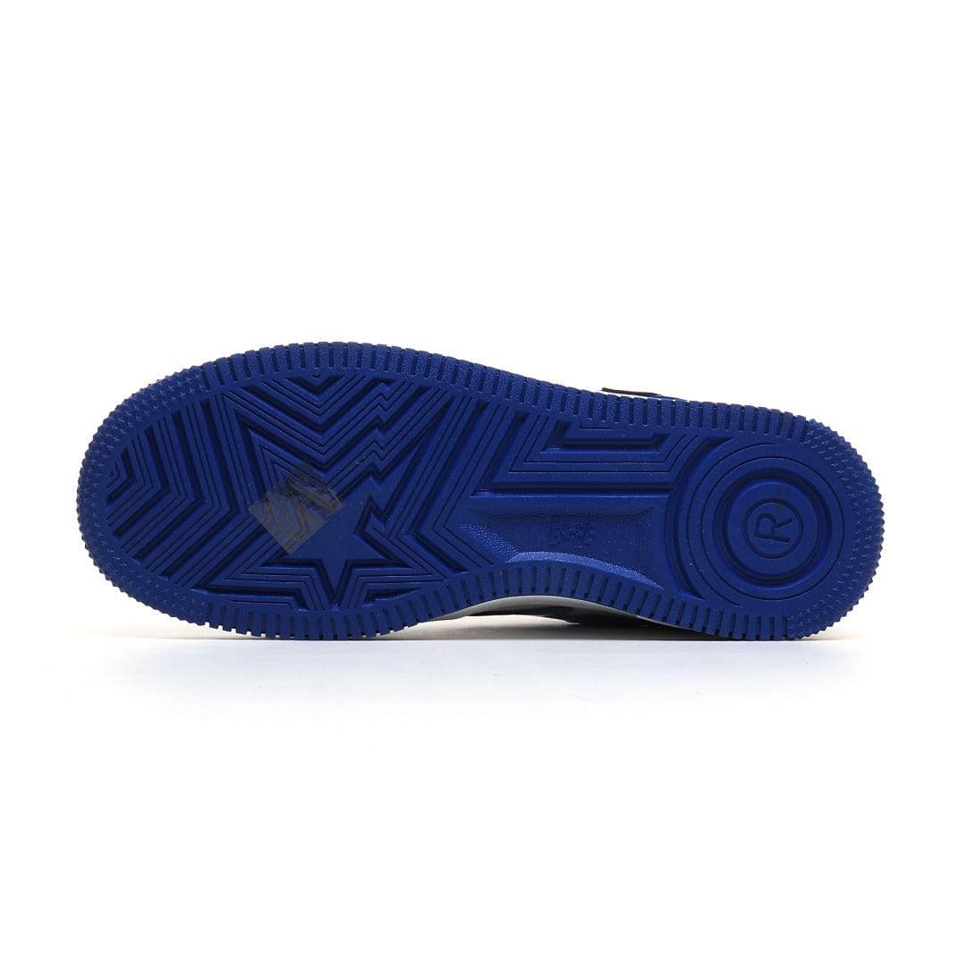 A Bathing Ape Bape Sta Patent Leather 'White Blue' | Banlieue91