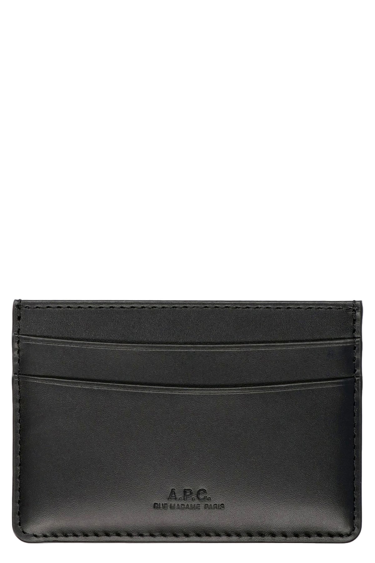 A.P.C. Mini Leather Card Holder | Banlieue91