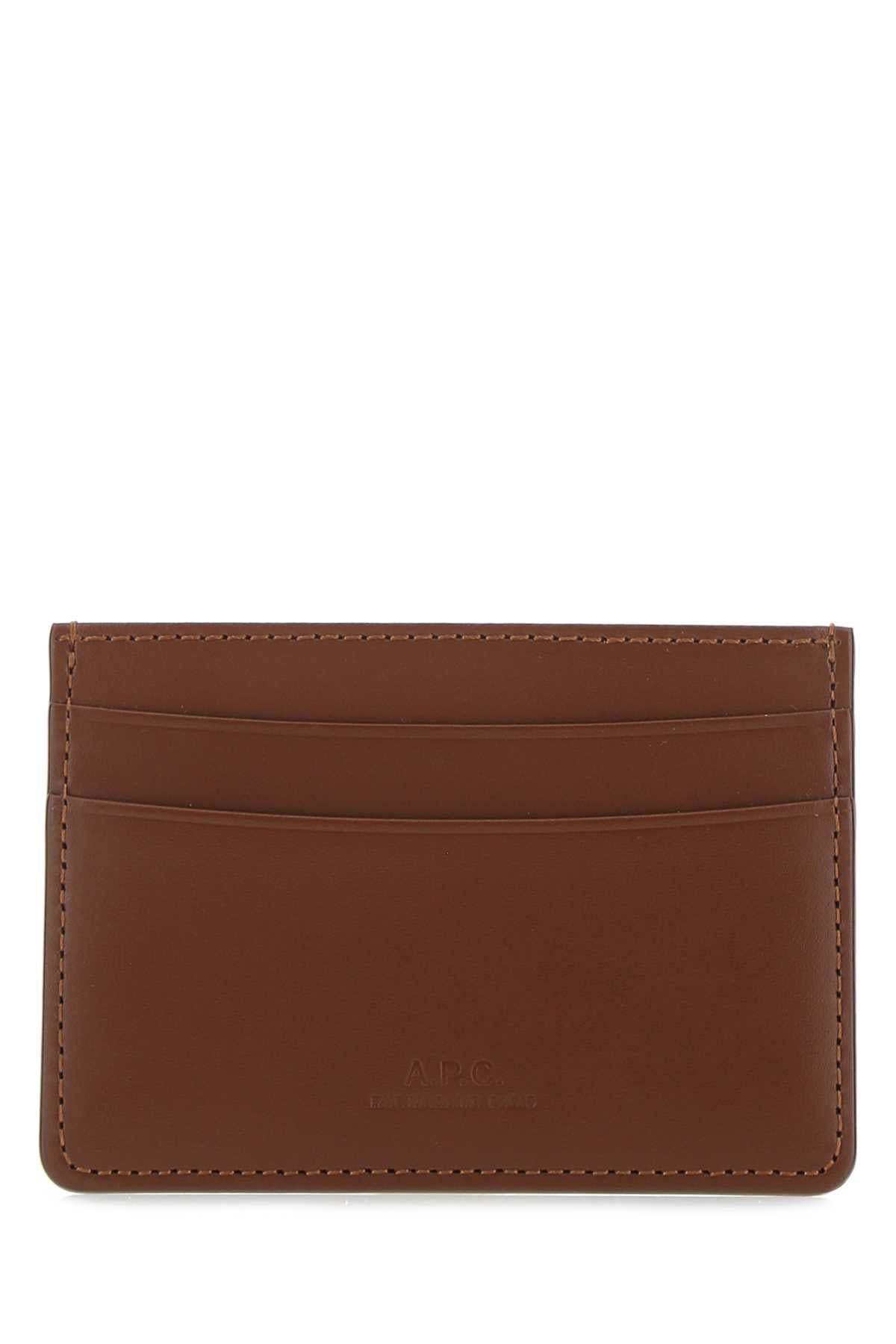 A.P.C. Mini Leather Card Holder | Banlieue91