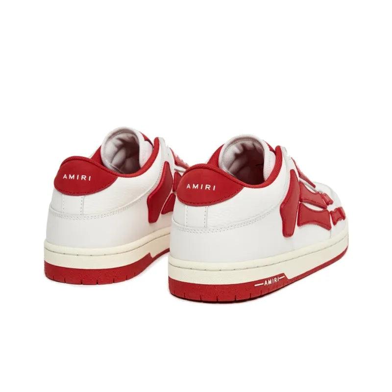 AMIRI Skel Top Low White Red - Banlieue91 -