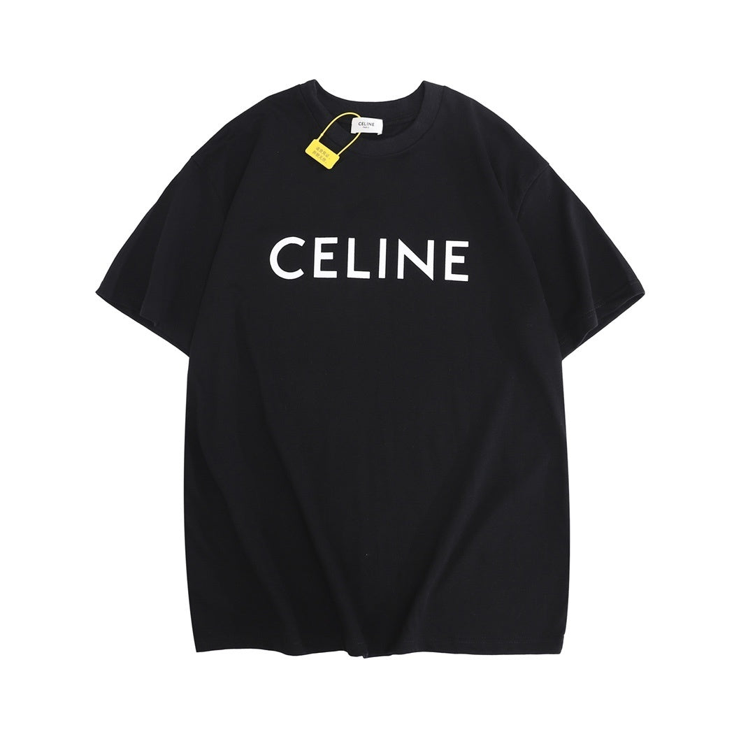 CELINE Paris Loose T-Shirt in Cotton Jersey - Banlieue91 -