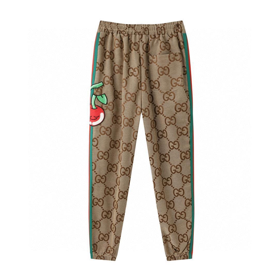 Gucci Long Pant 'Brown/Red/Green' - Banlieue91