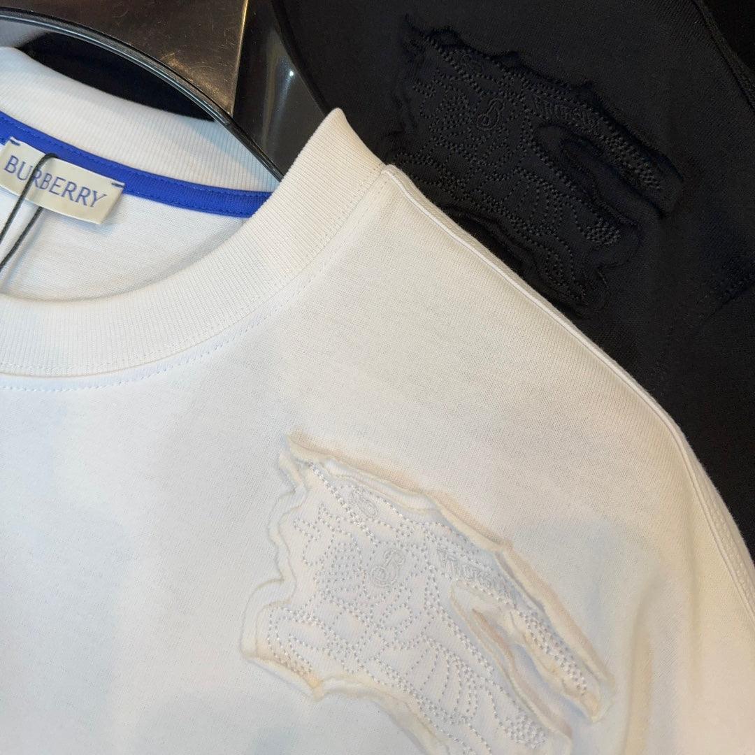 Burberry T-Shirt Without Collar 'White' - Banlieue91