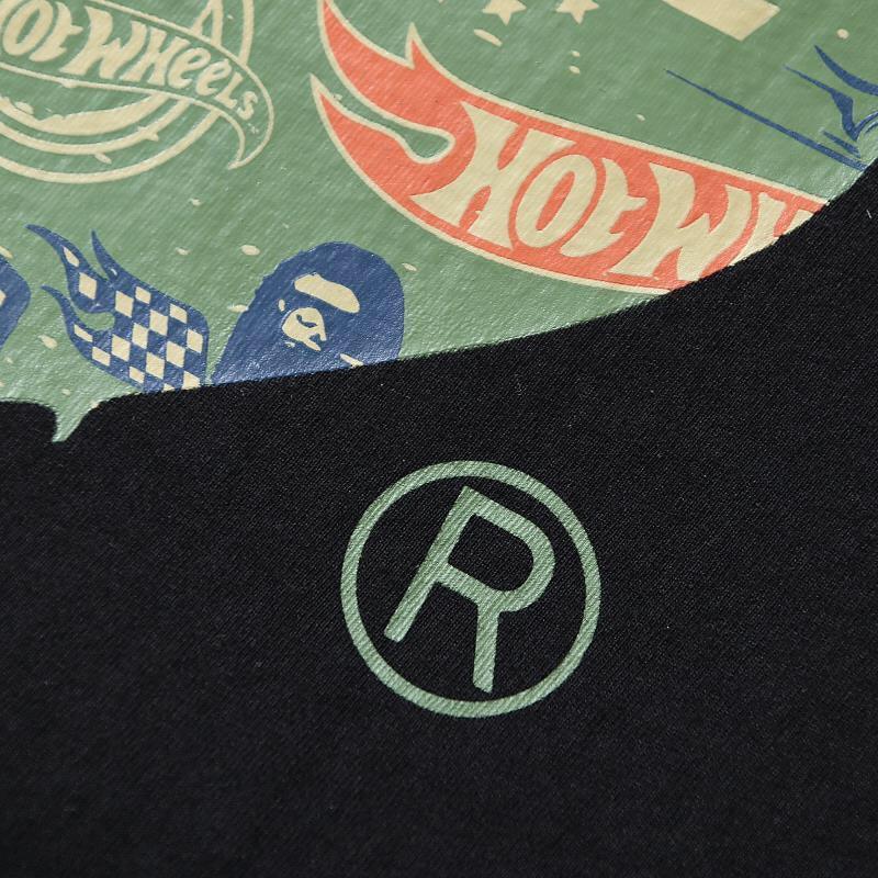 BAPE X HOT WHEELS APE HEAD TEE Black T-Shirt - Banlieue91
