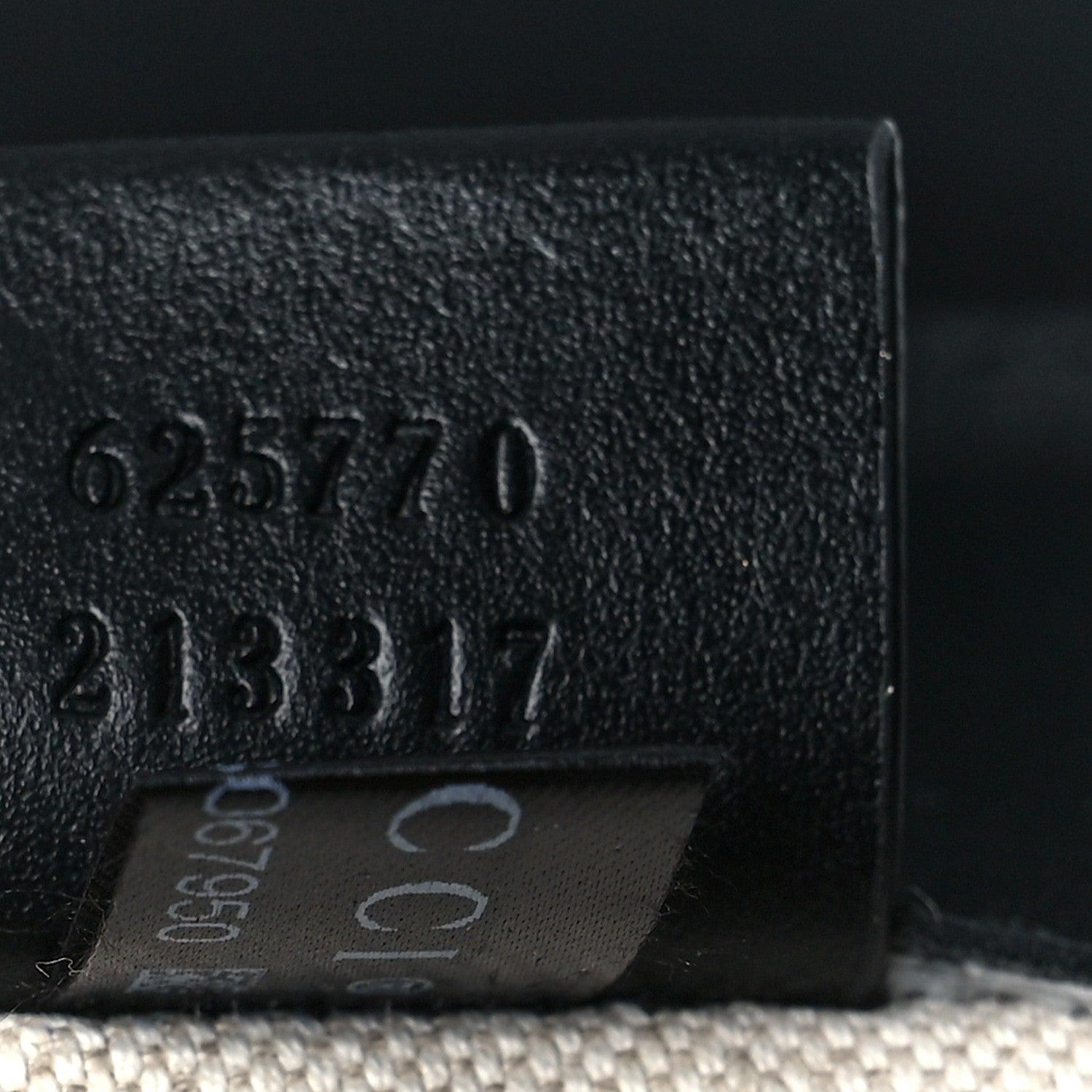 Gucci Calfskin GG Tennis Embossed Double Buckle Backpack Black - Banlieue91