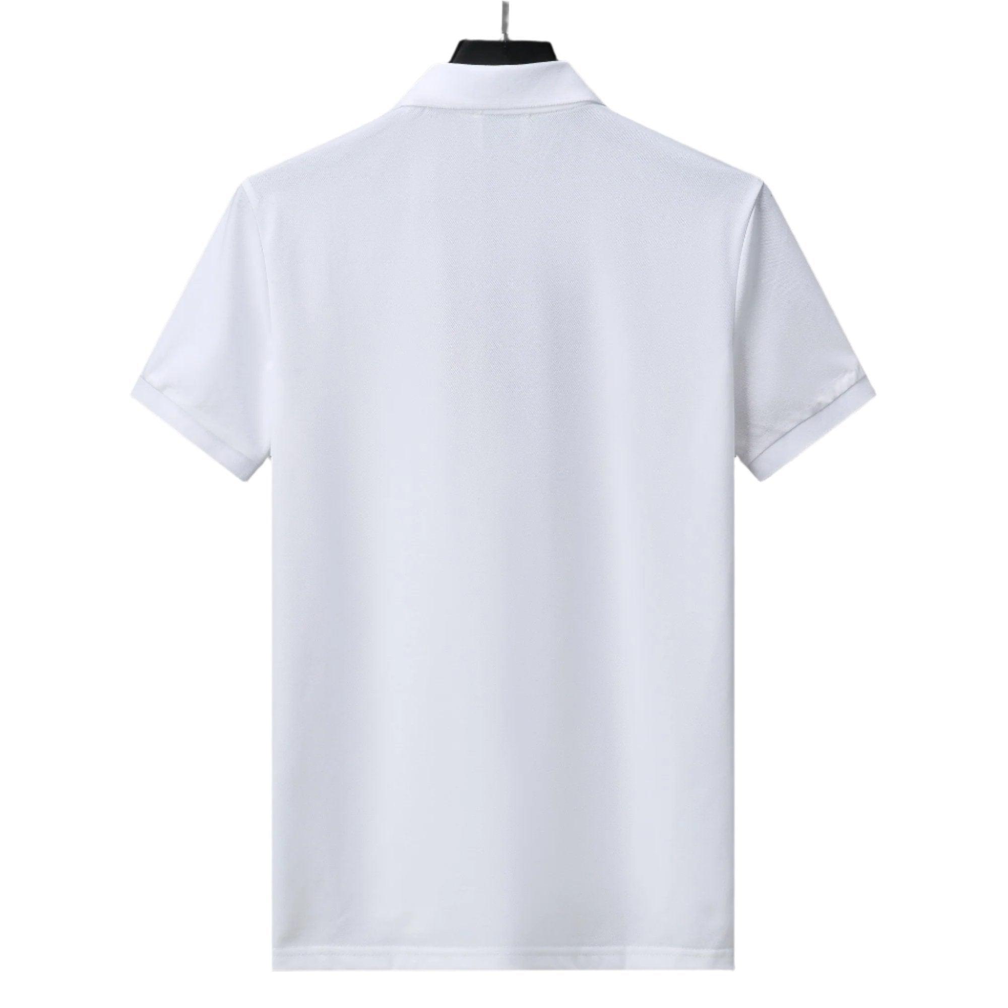 Burberry White T-Shirt With Collar - Banlieue91