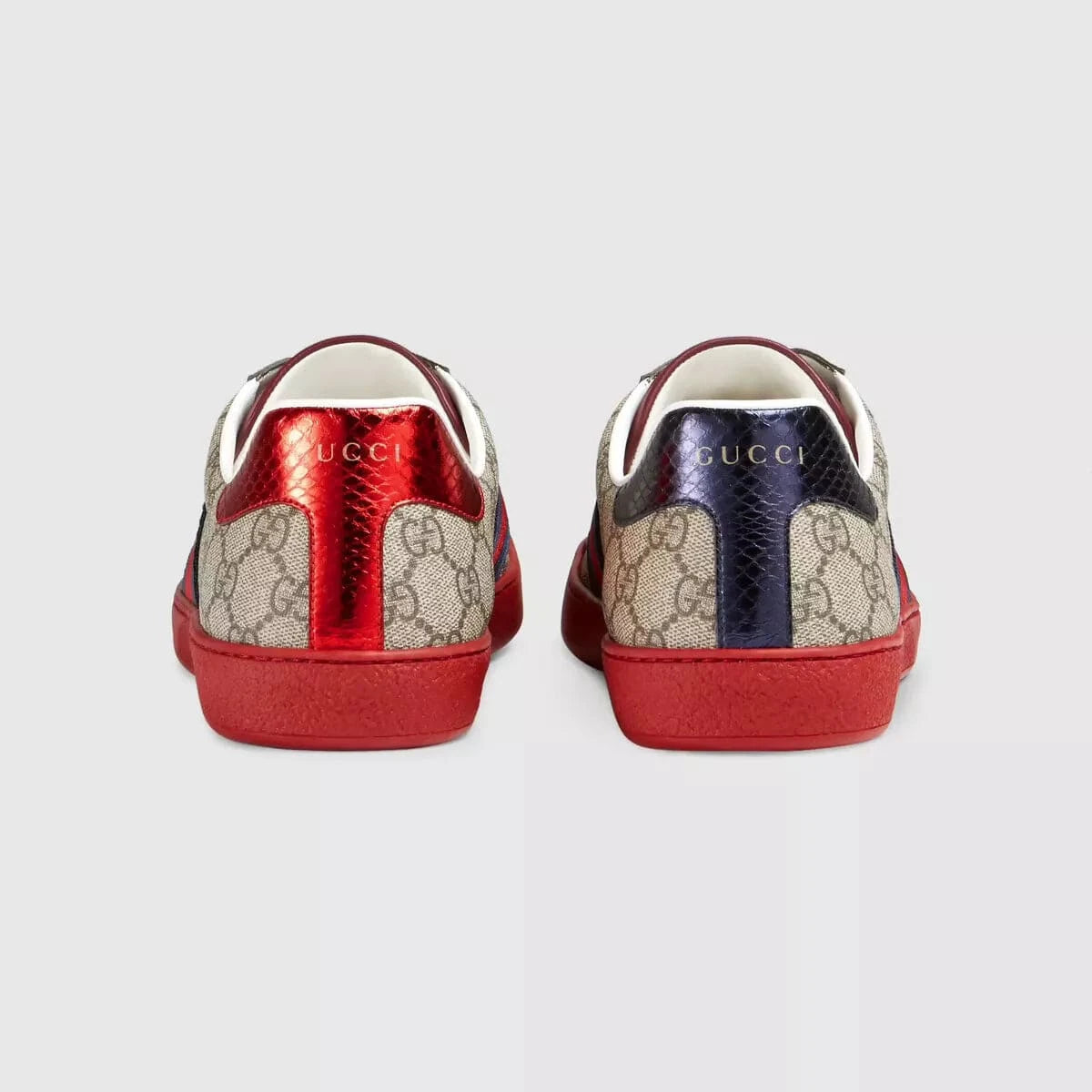 Ace Supreme GG Guccissima Logo Web Stripe Flat Sneakers | Banlieue91