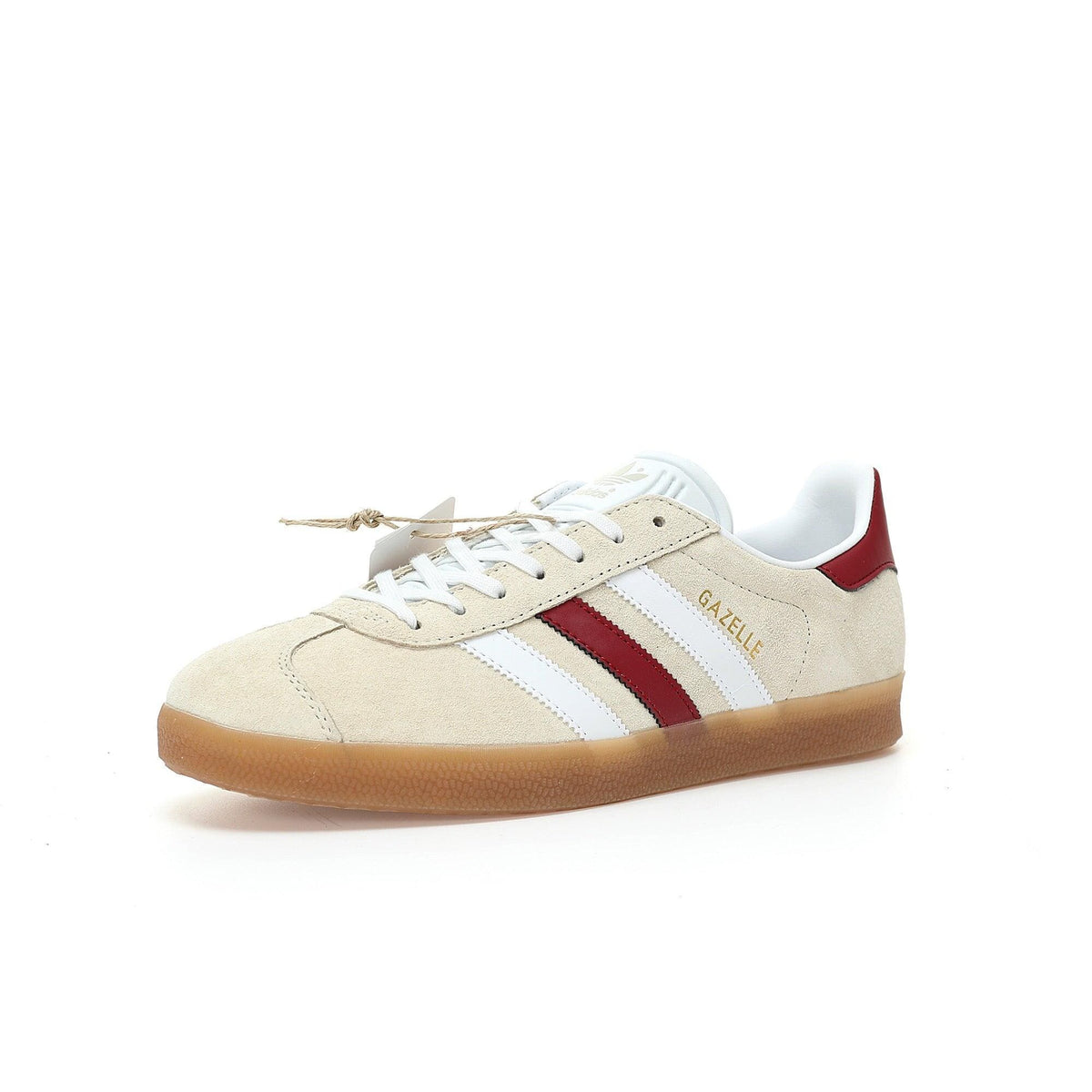 Adidas Originals Gazelle Indoor 'Aluminum Collegiate Burgundy' | Banlieue91