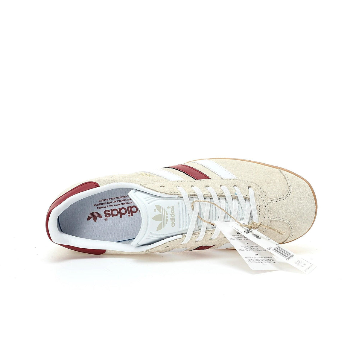 Adidas Originals Gazelle Indoor 'Aluminum Collegiate Burgundy' | Banlieue91