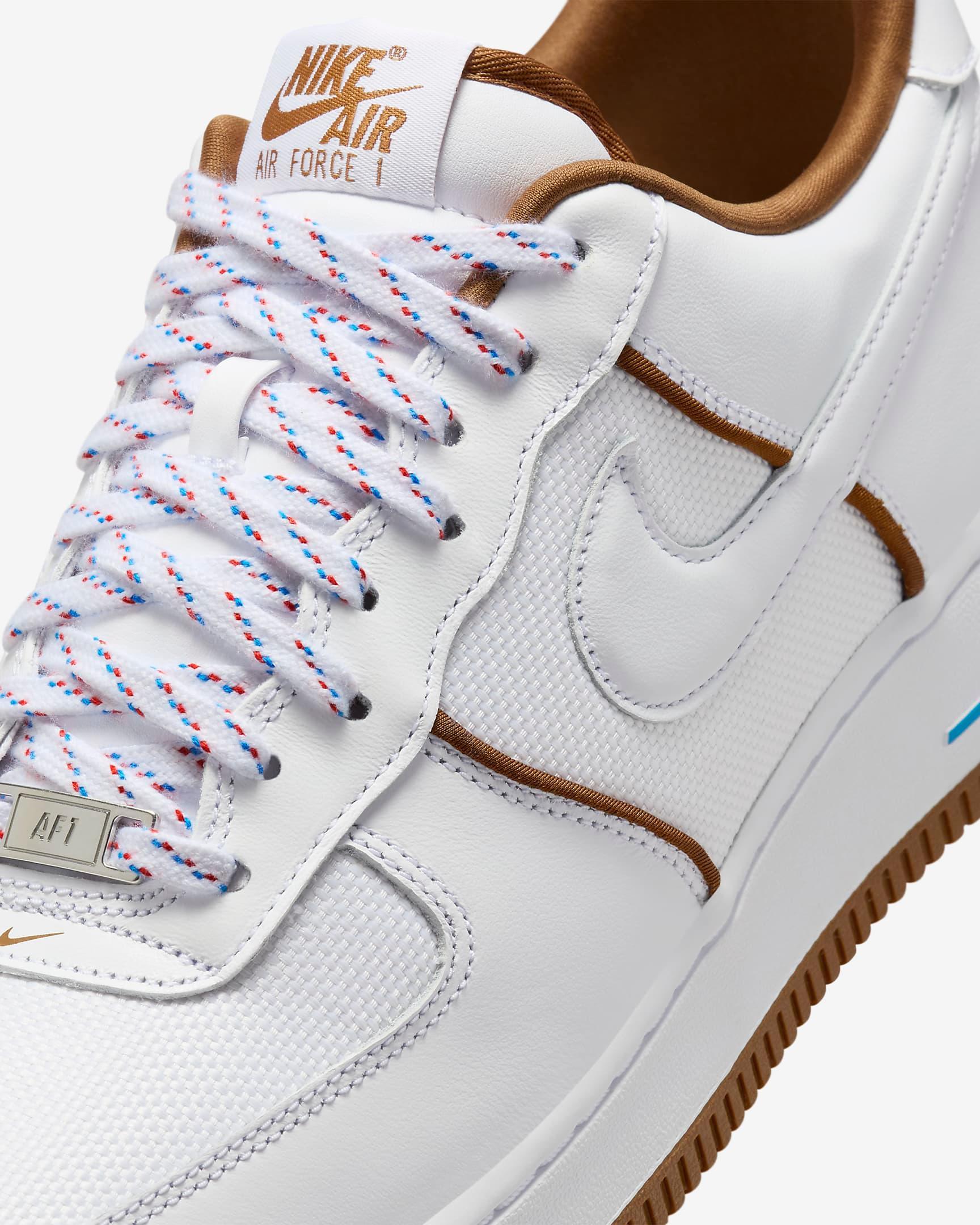 Nike Air Force 1 Low '07 'White Light British Tan' - Banlieue91