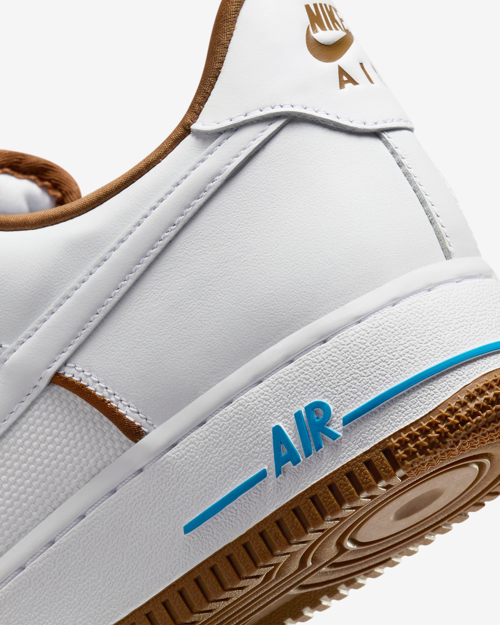 Nike Air Force 1 Low '07 'White Light British Tan' - Banlieue91