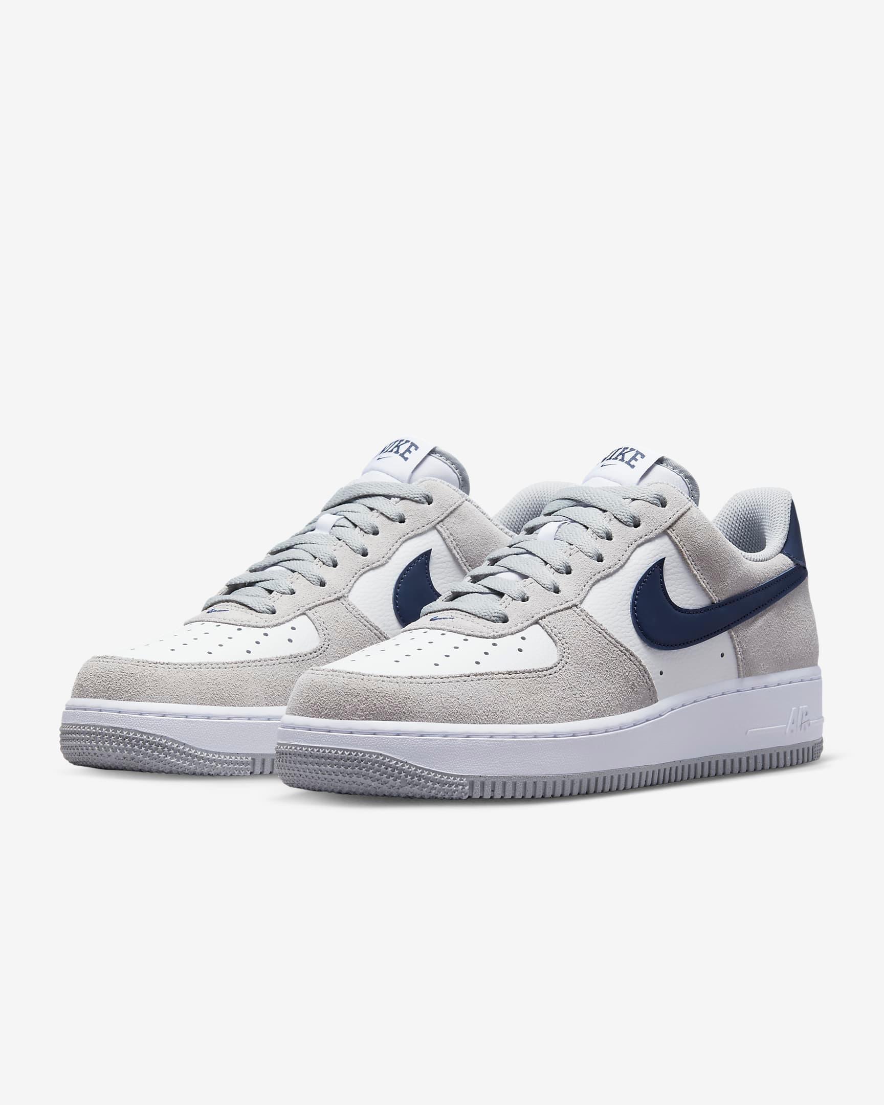 Nike Air Force 1 Low '07 'Light Smoke Grey Midnight Navy' - Banlieue91