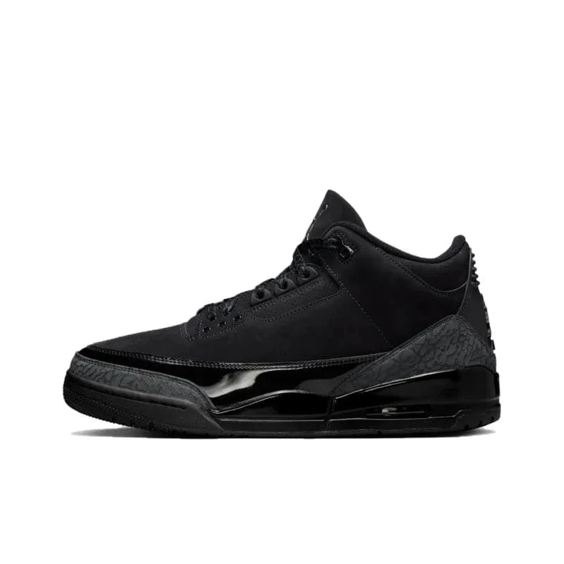 Air Jordan 3 Retro 'Black Cat' 2025 – Men's Stealth Sneaker | Banlieue91