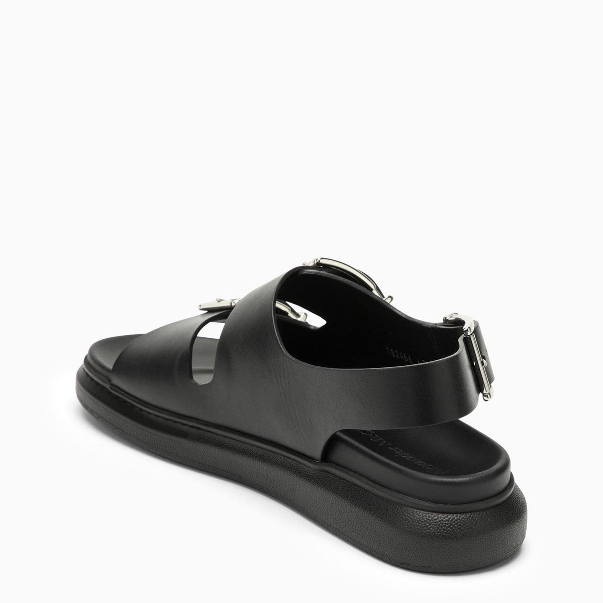 Alexander Mc Queen Black Leather Sandal | Banlieue91