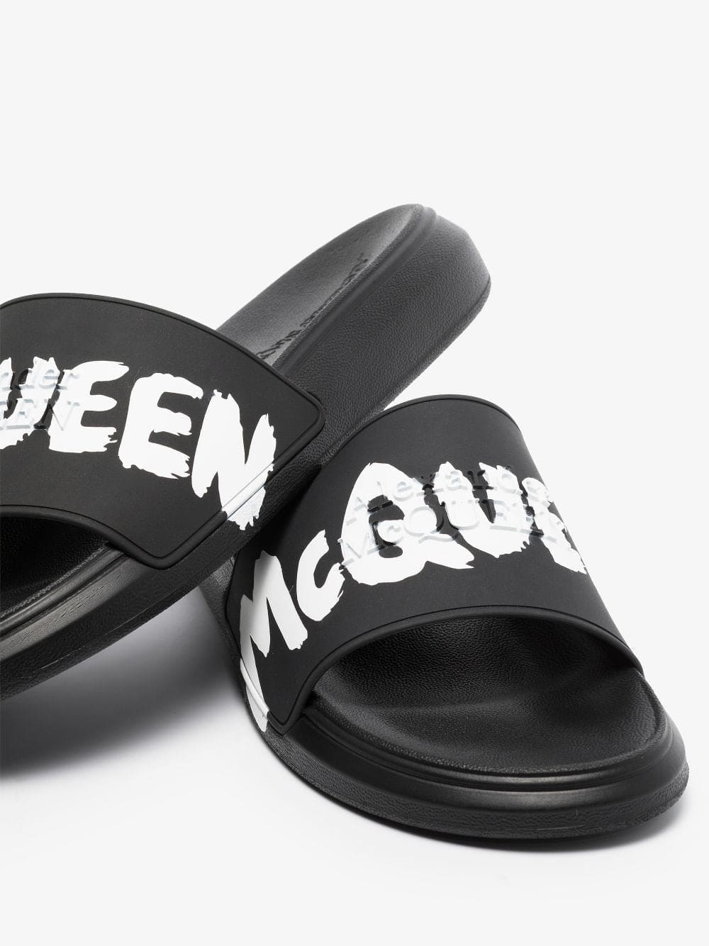 Alexander Mc Queen Graffiti Rubber Slides | Banlieue91