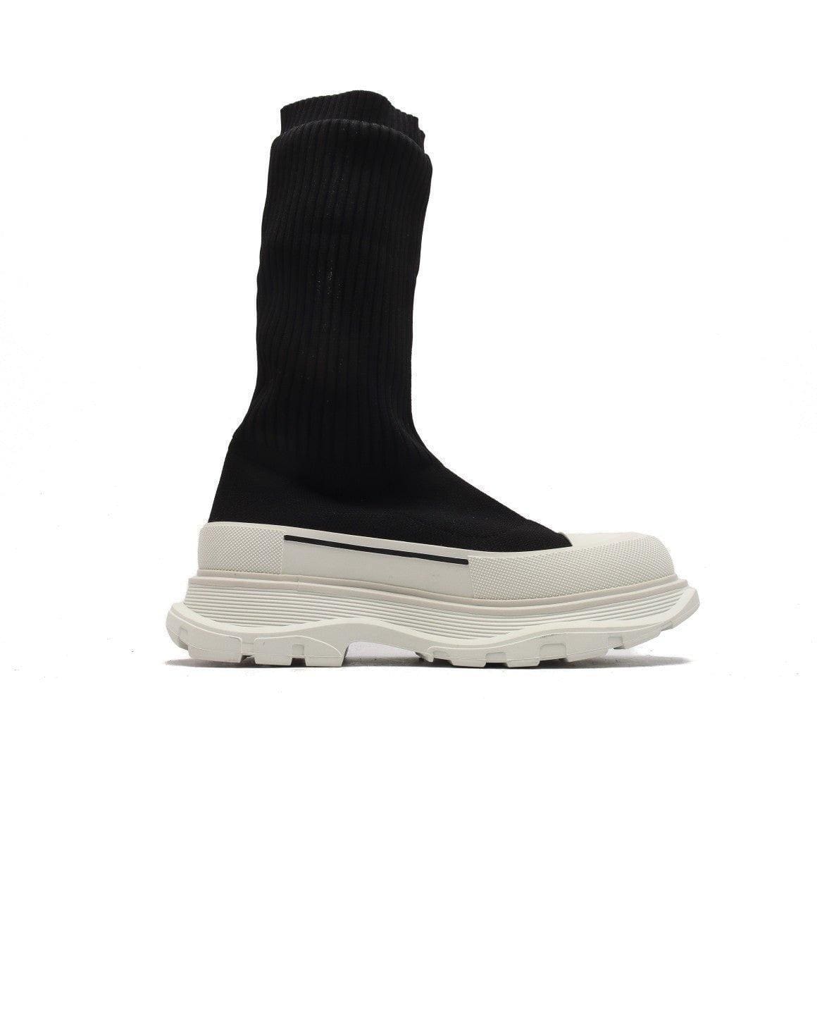 Alexander McQueen Graffiti Knit Tread Slick Boot | Banlieue91