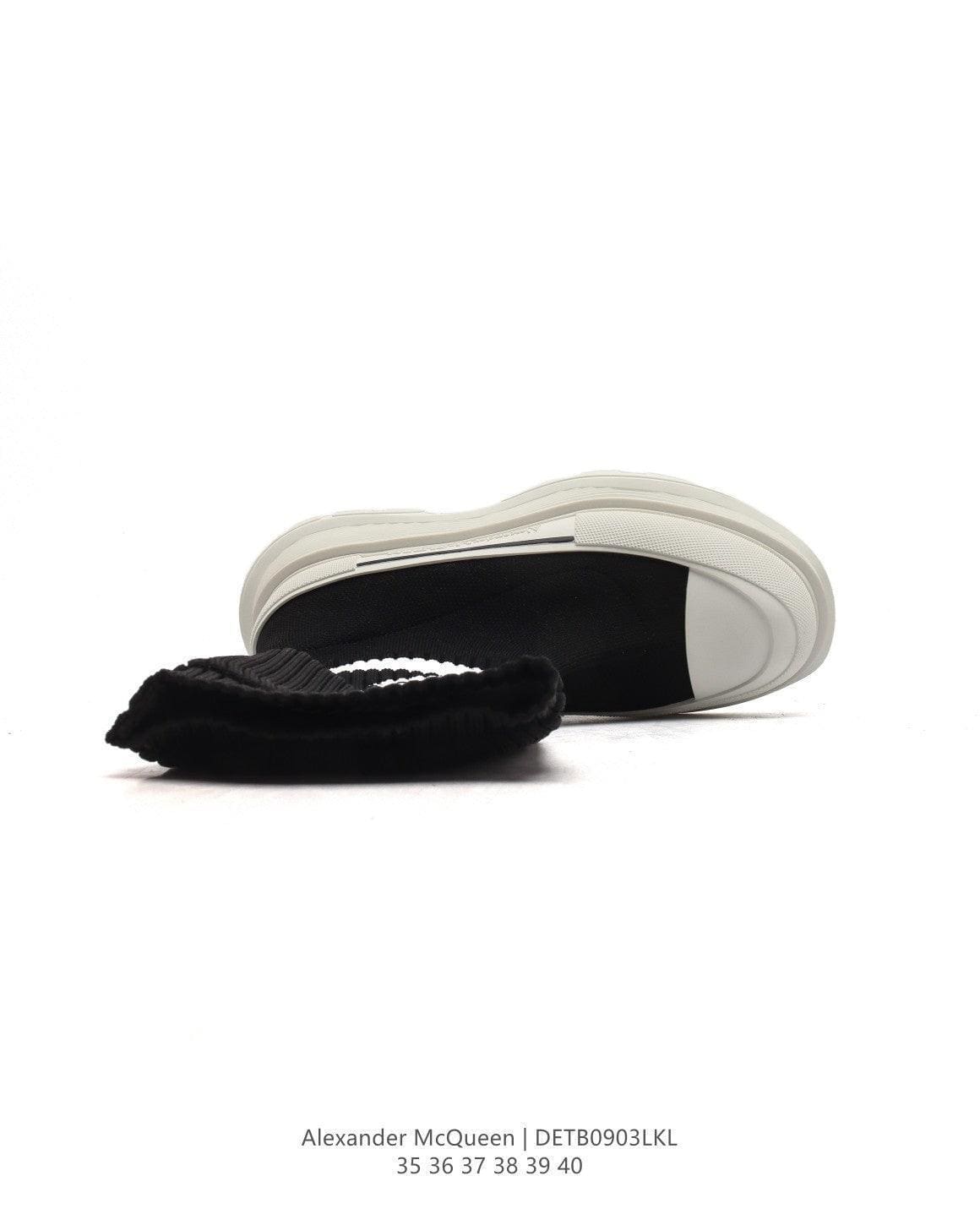 Alexander McQueen Graffiti Knit Tread Slick Boot | Banlieue91
