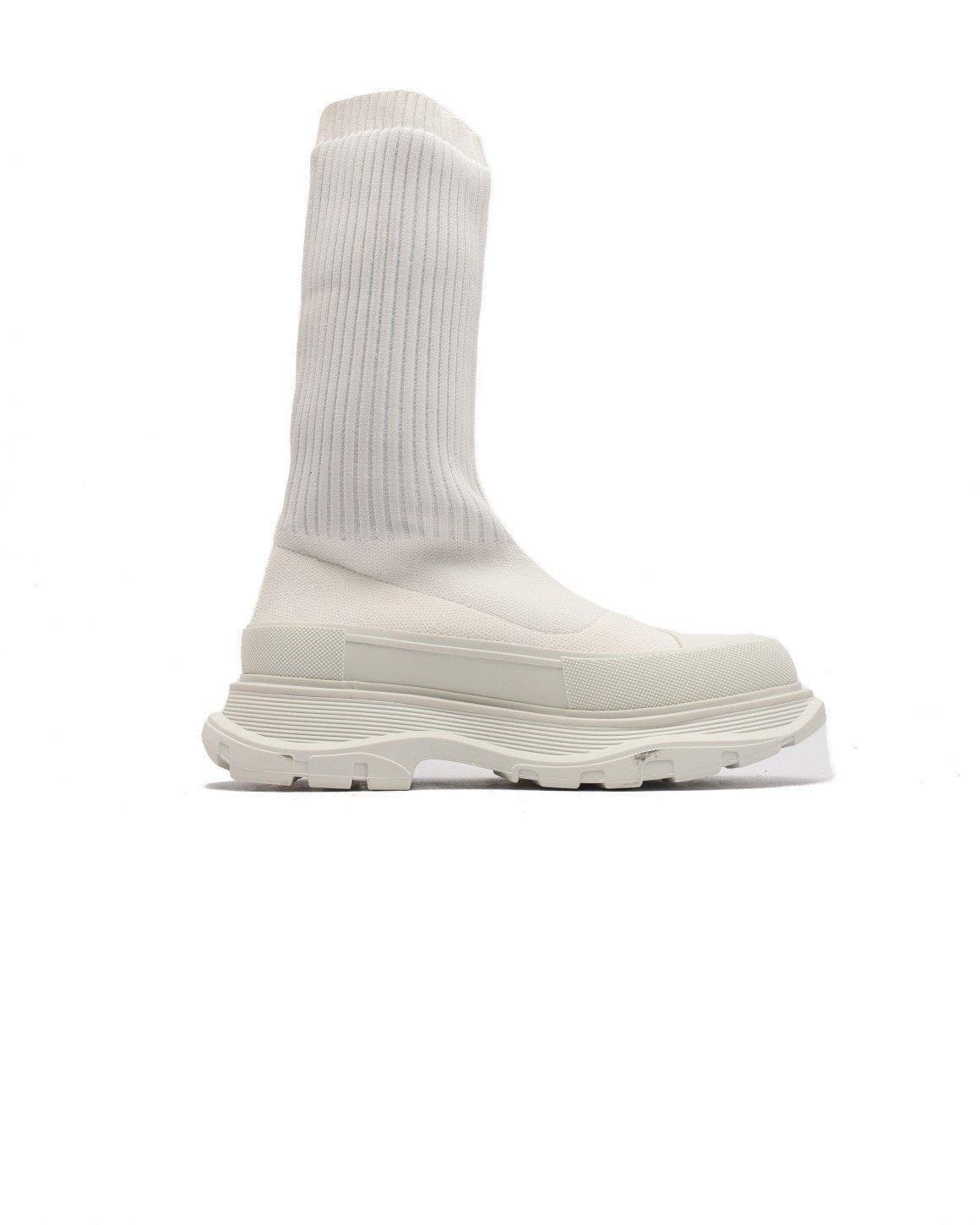 Alexander McQueen Graffiti Knit Tread Slick Boot | Banlieue91