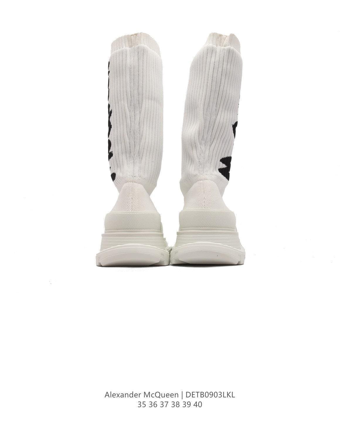 Alexander McQueen Graffiti Knit Tread Slick Boot | Banlieue91