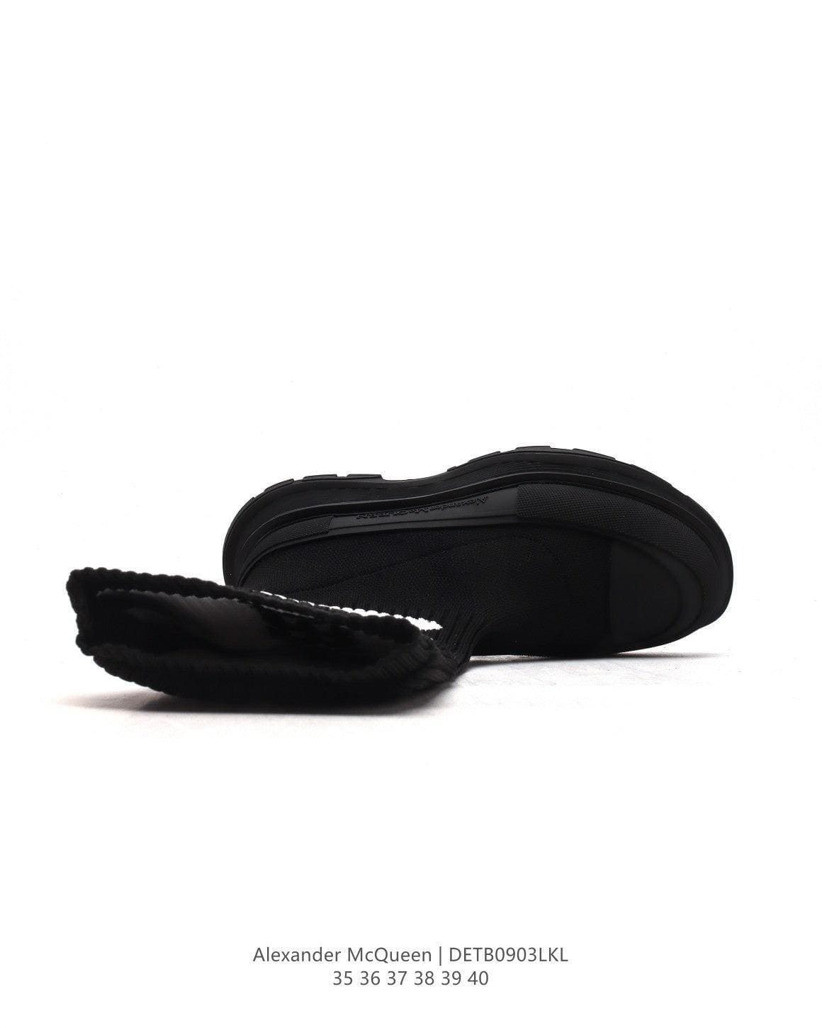 Alexander McQueen Graffiti Knit Tread Slick Boot | Banlieue91