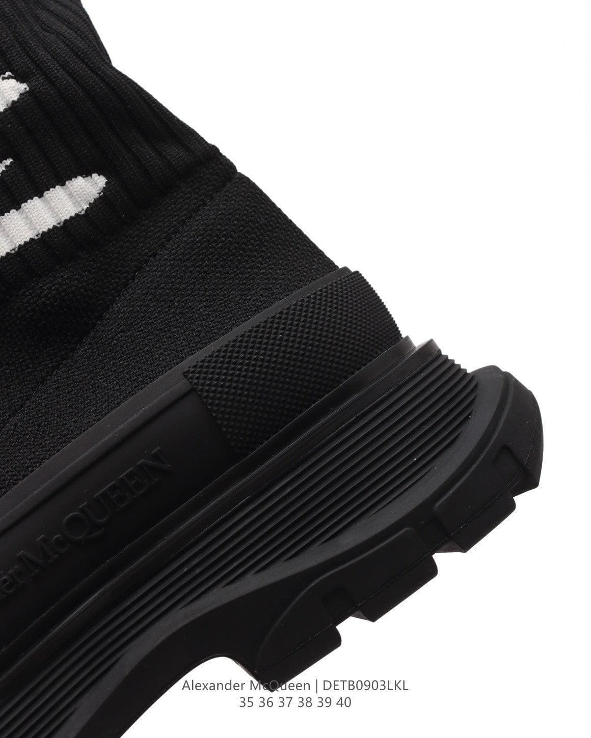 Alexander McQueen Graffiti Knit Tread Slick Boot | Banlieue91