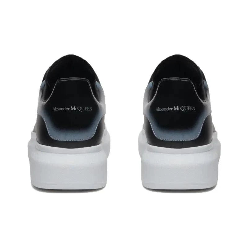 Alexander McQueen Larry Leather Sneakers 'Black White' | Banlieue91