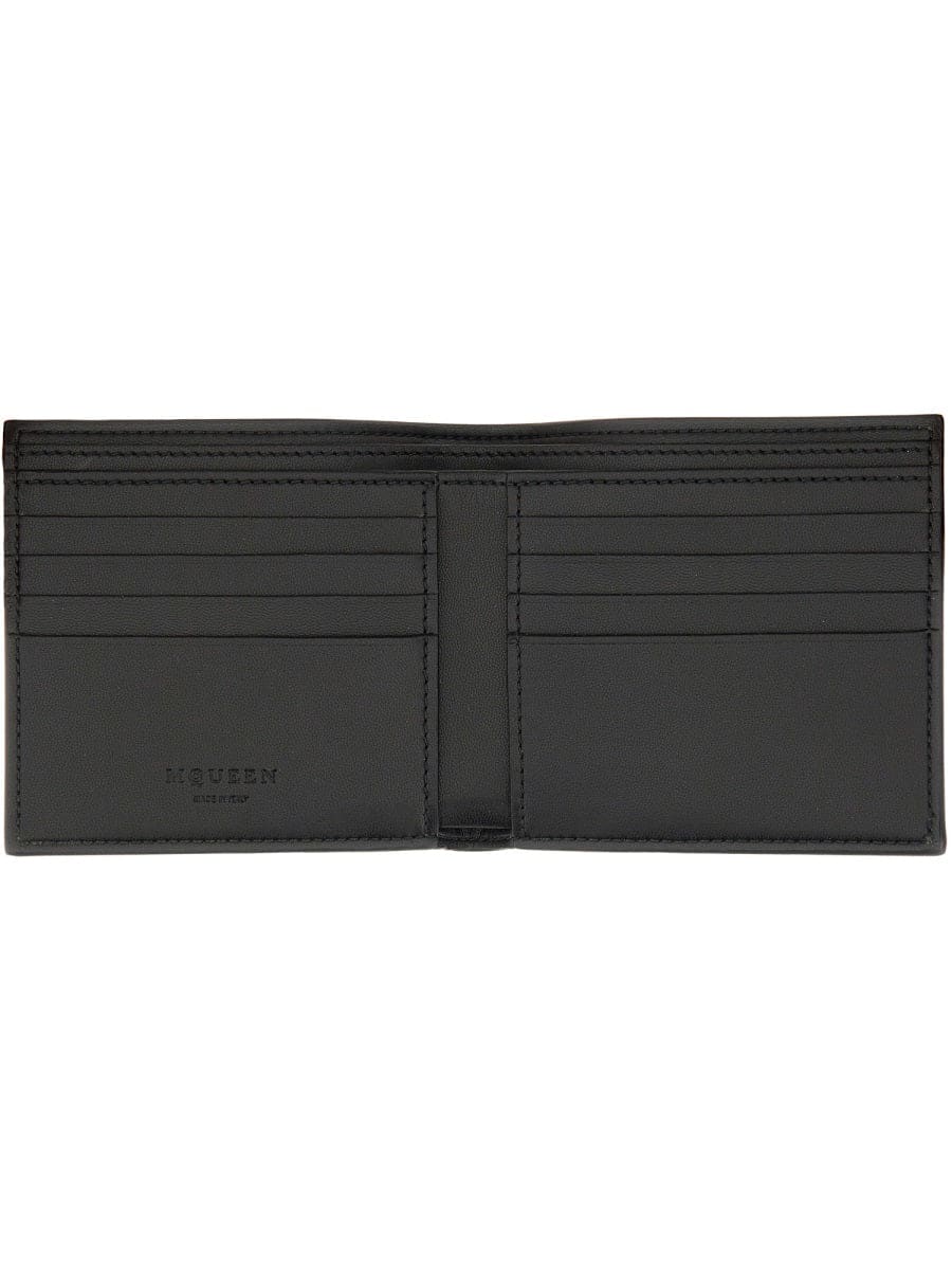 ALEXANDER MCQUEEN Mini 100% Leather Skin Wallet for Men | Banlieue91