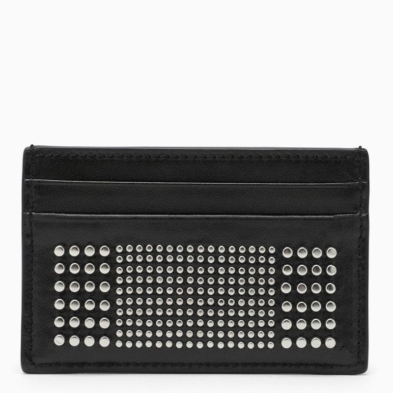 ALEXANDER MCQUEEN Mini Card Holder with Studded Detailing | Banlieue91