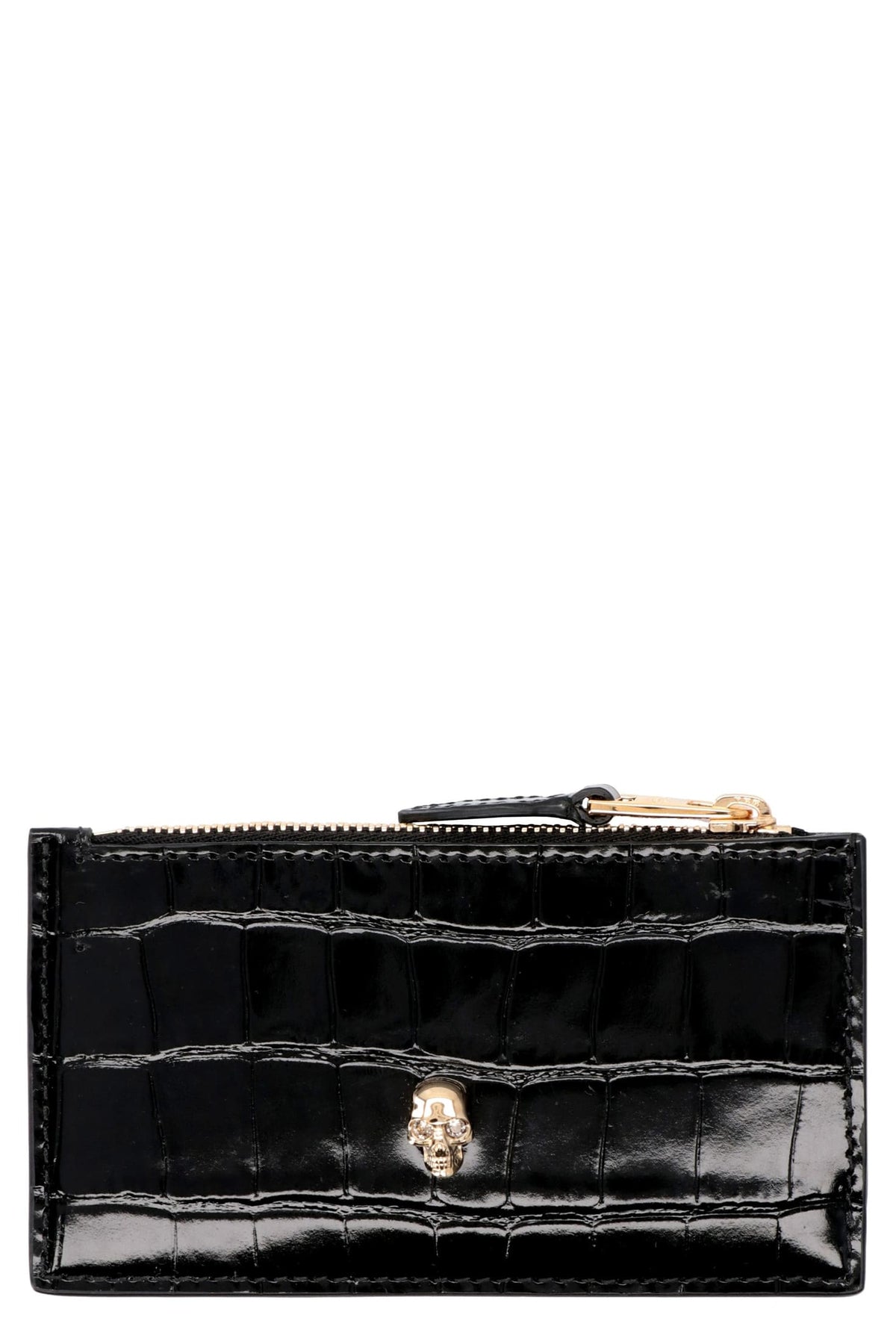 ALEXANDER MCQUEEN Mini Leather Card Holder | Banlieue91