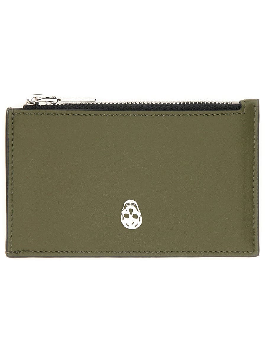 ALEXANDER MCQUEEN Mini Leather Skin Wallet | Banlieue91