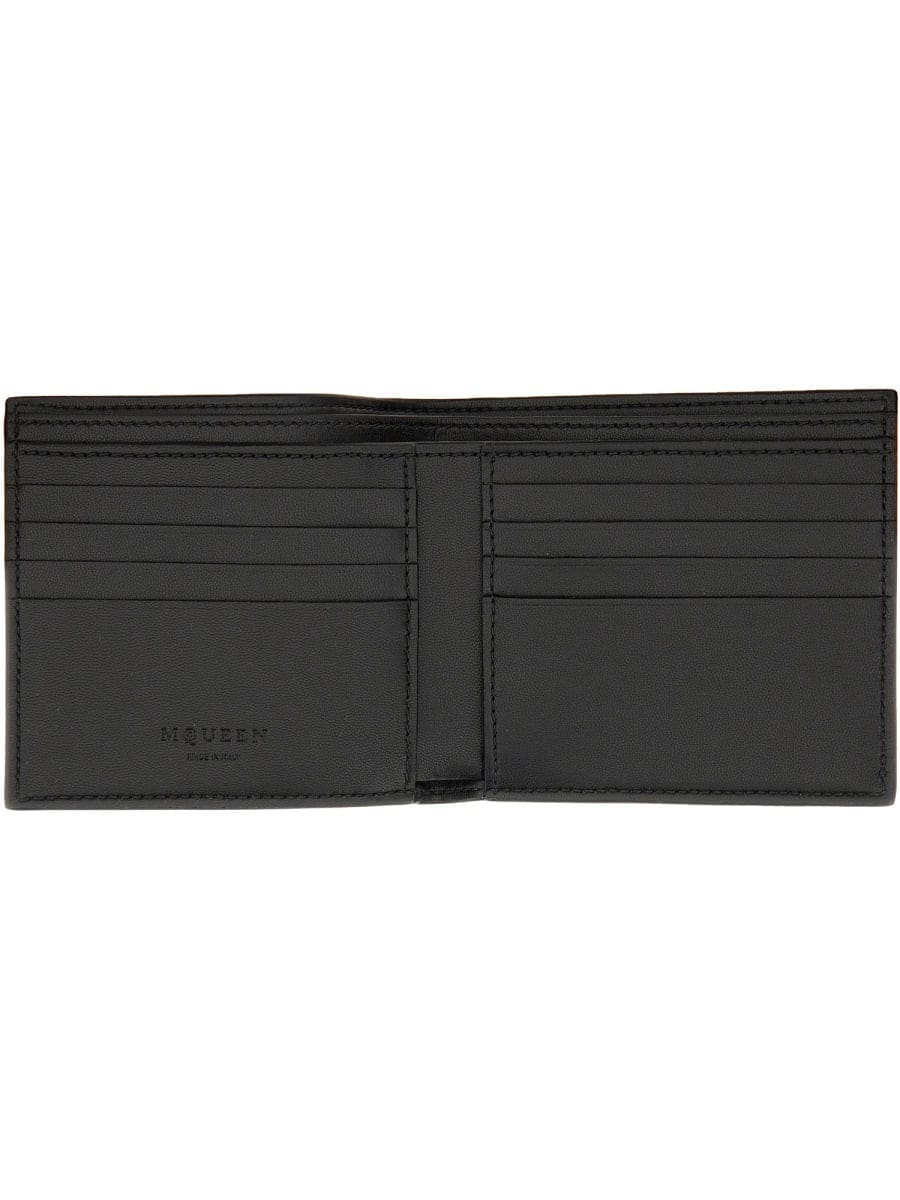 ALEXANDER MCQUEEN Mini Leather Skin Wallet for Men | Banlieue91