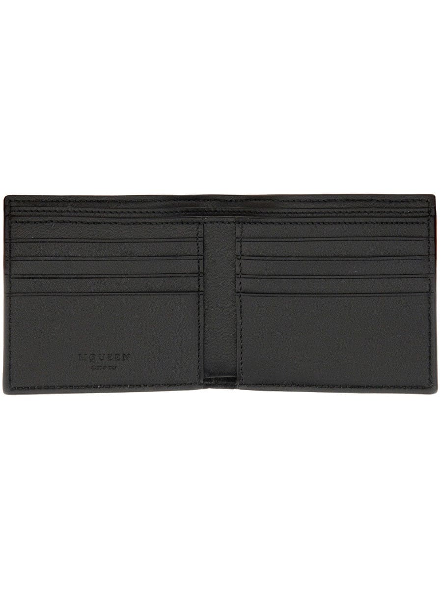 ALEXANDER MCQUEEN Mini Leather Skin Wallet for Men | Banlieue91